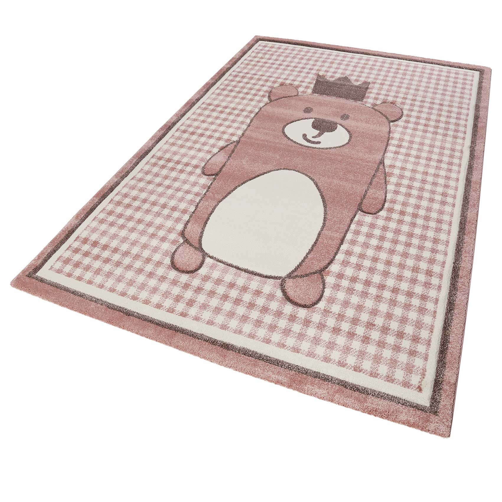 Esprit Kinderteppich Rosa Beige 