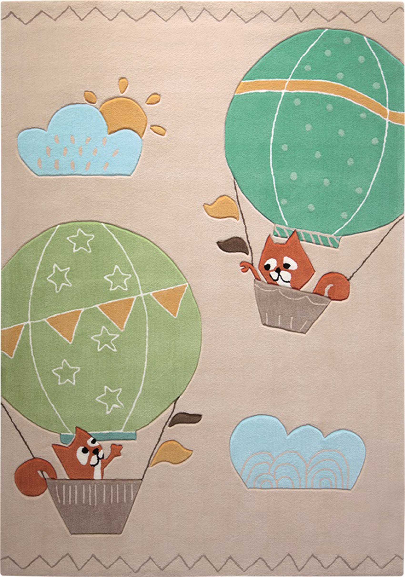 Esprit Kinder Teppich » High Sky « beige - Ansicht 1