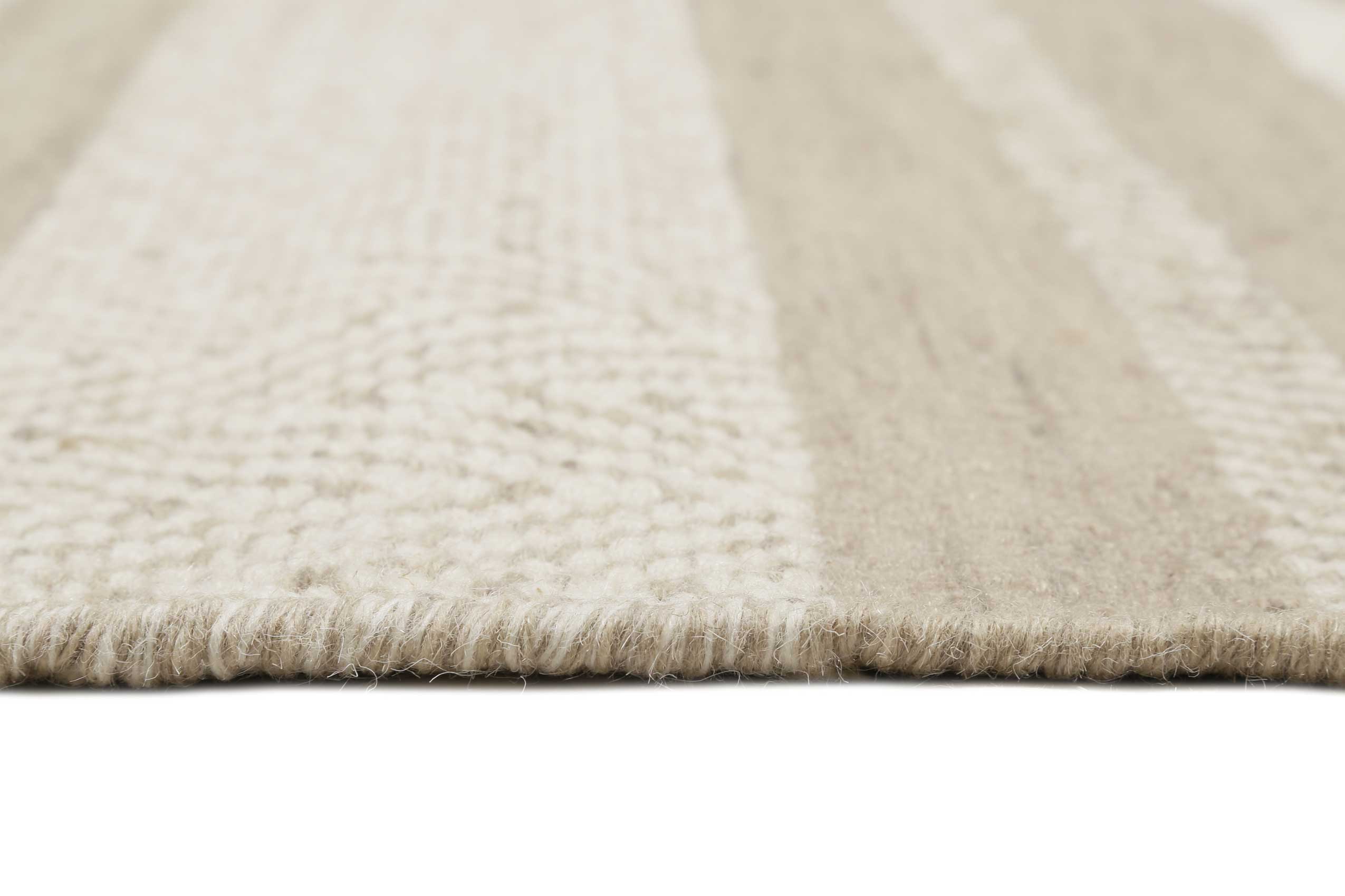 Esprit Kelim Teppich Beige Sand aus Wolle » Hudson « - Ansicht 4