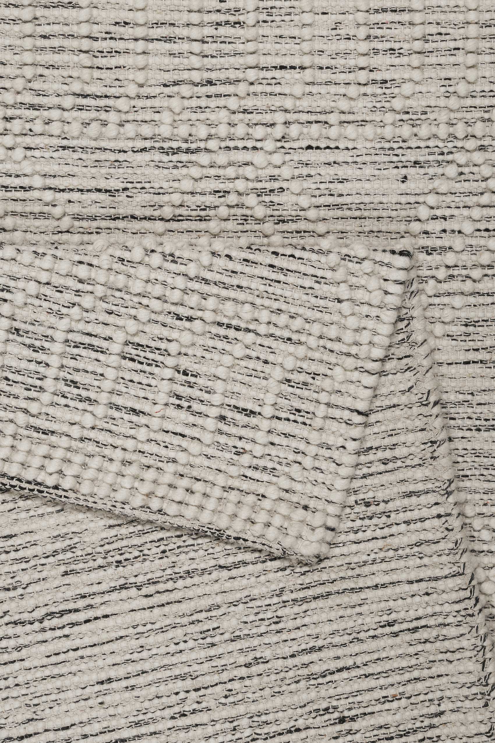 Esprit Teppich handgewebt Weiß Hellgrau aus Wolle » Ivy « - Ansicht 3