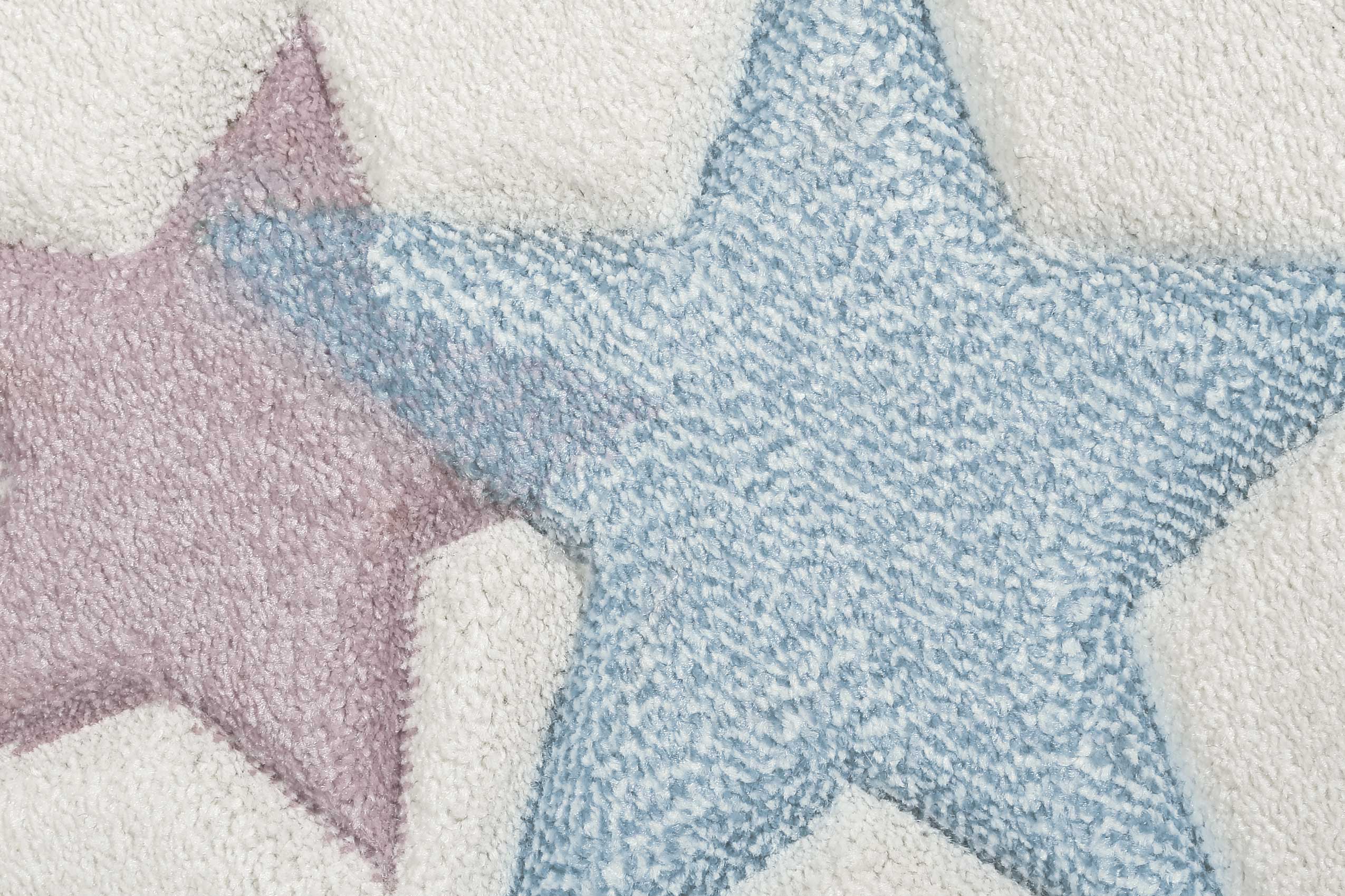 Esprit Kinderteppich beige rosa grau blau 