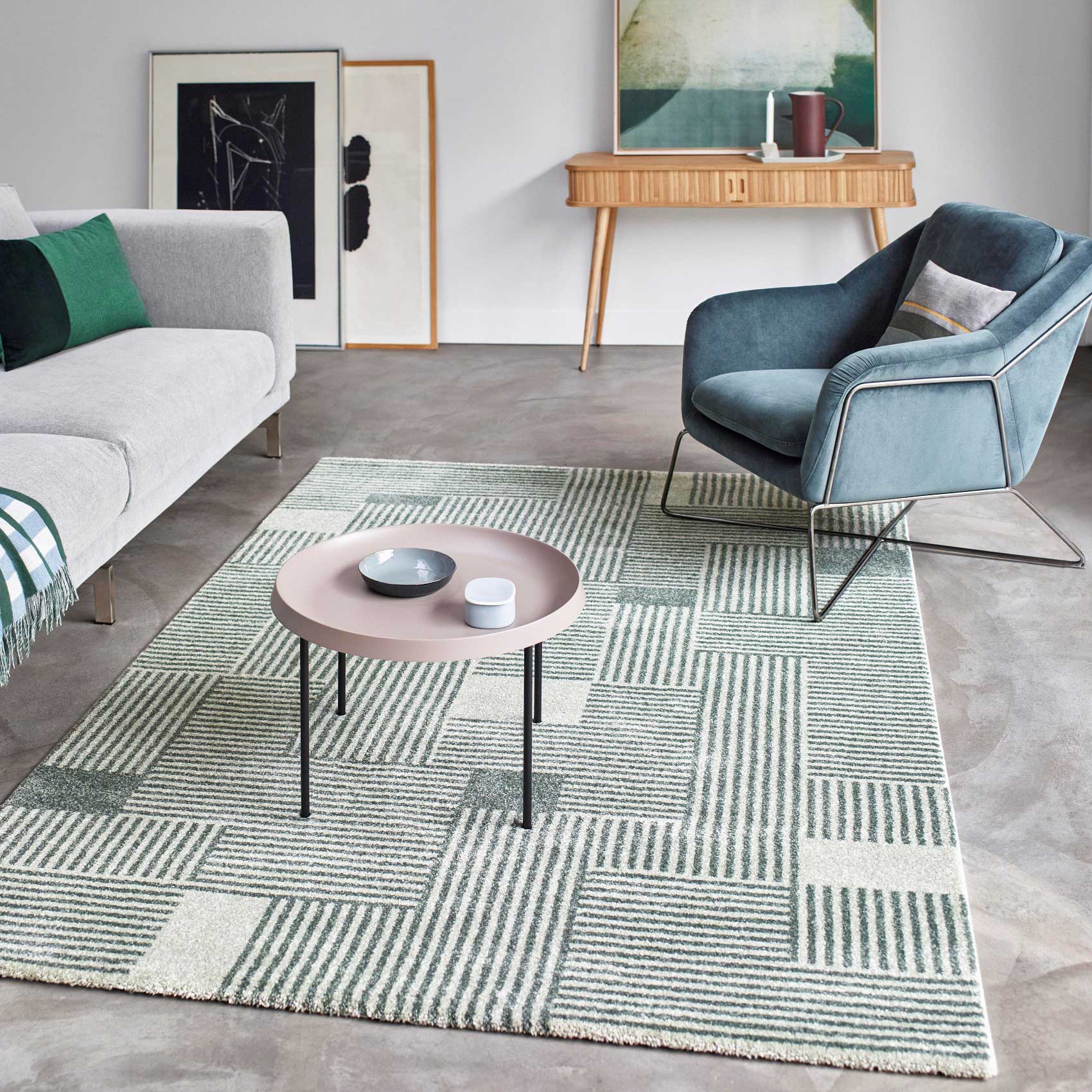 Esprit Teppich Salbeigrün Kurzflor » Joshua Trees « - Ansicht 7