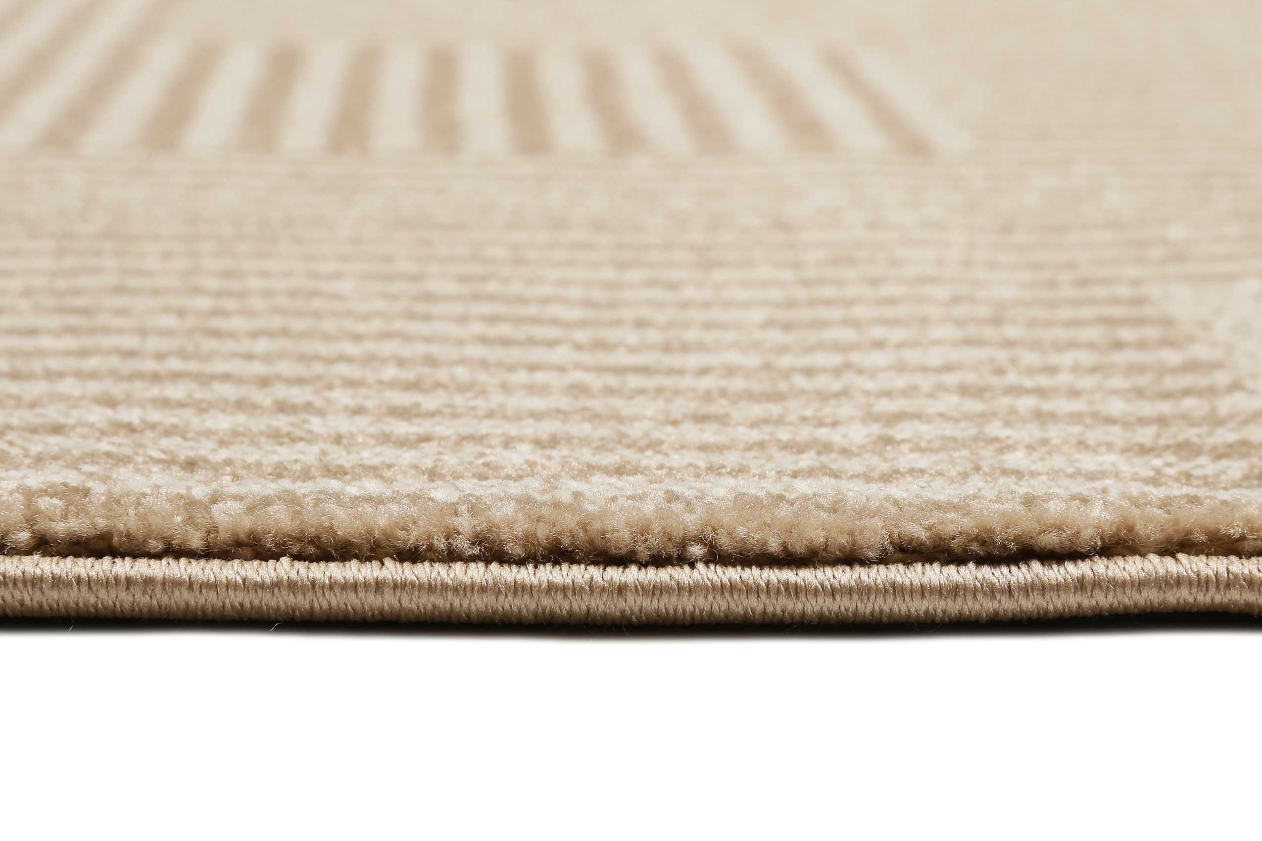 Esprit Teppich Beige Braun Kurzflor 