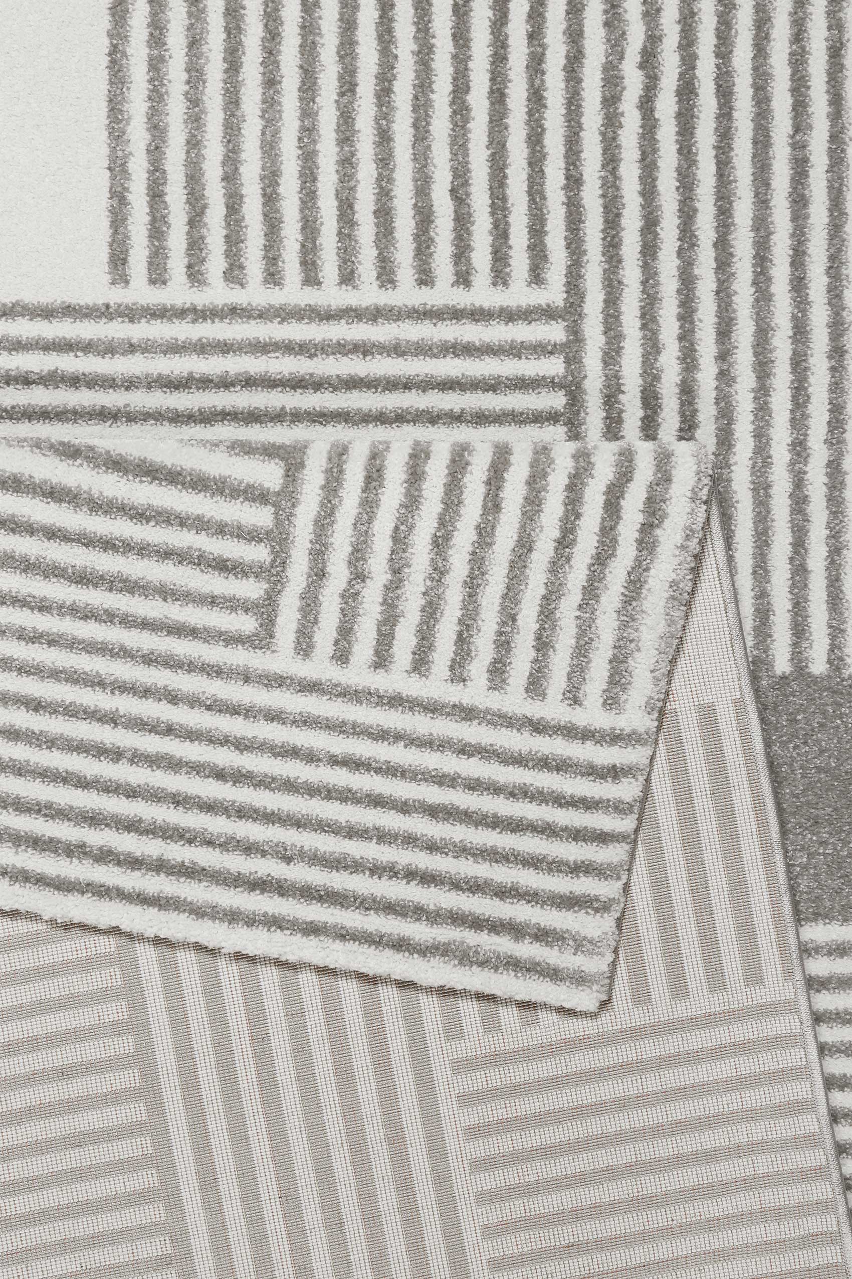 Esprit Teppich Grau Creme Beige Kurzflor » Joshua Trees « - Ansicht 3