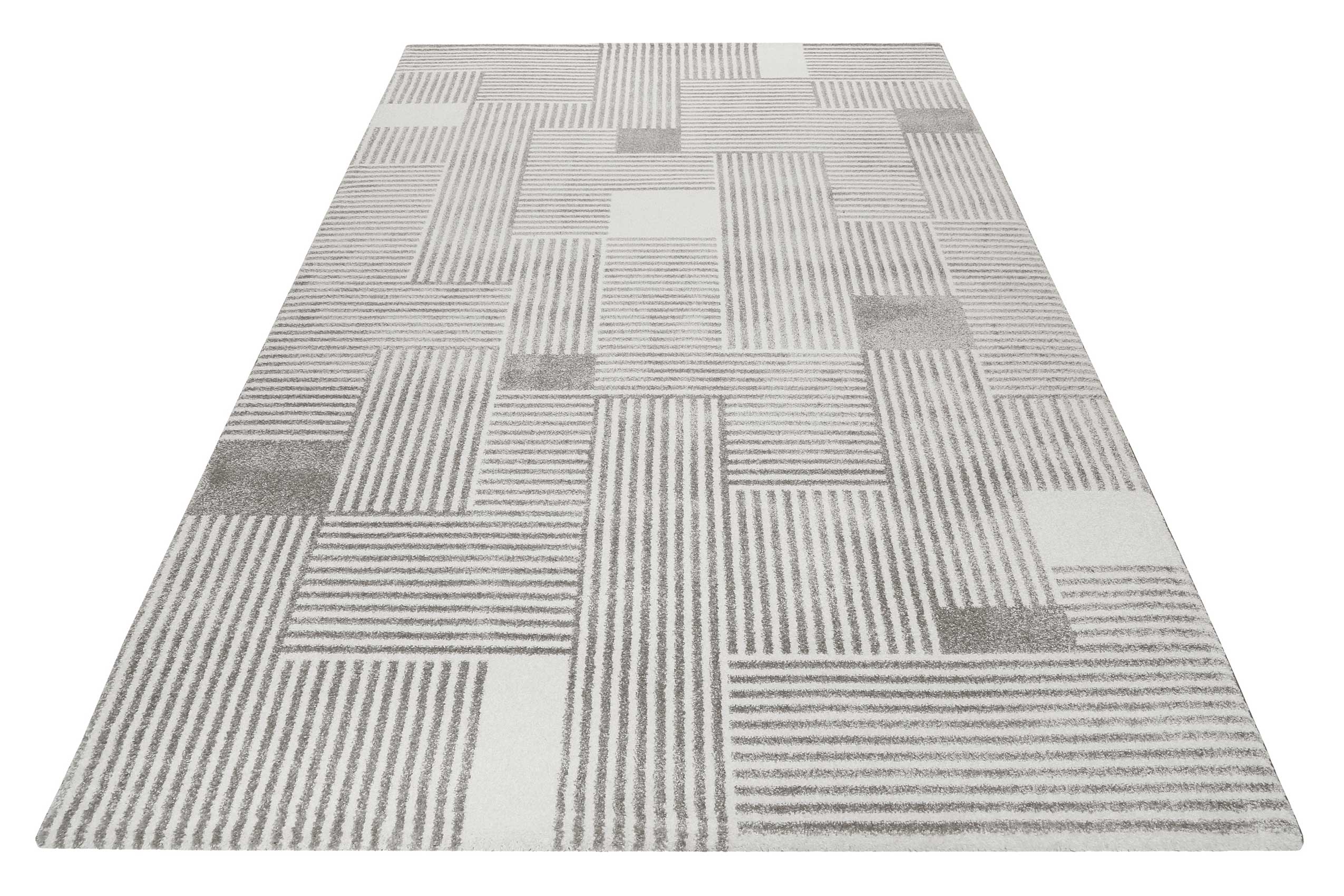 Esprit Teppich Grau Creme Beige Kurzflor » Joshua Trees « - Ansicht 2
