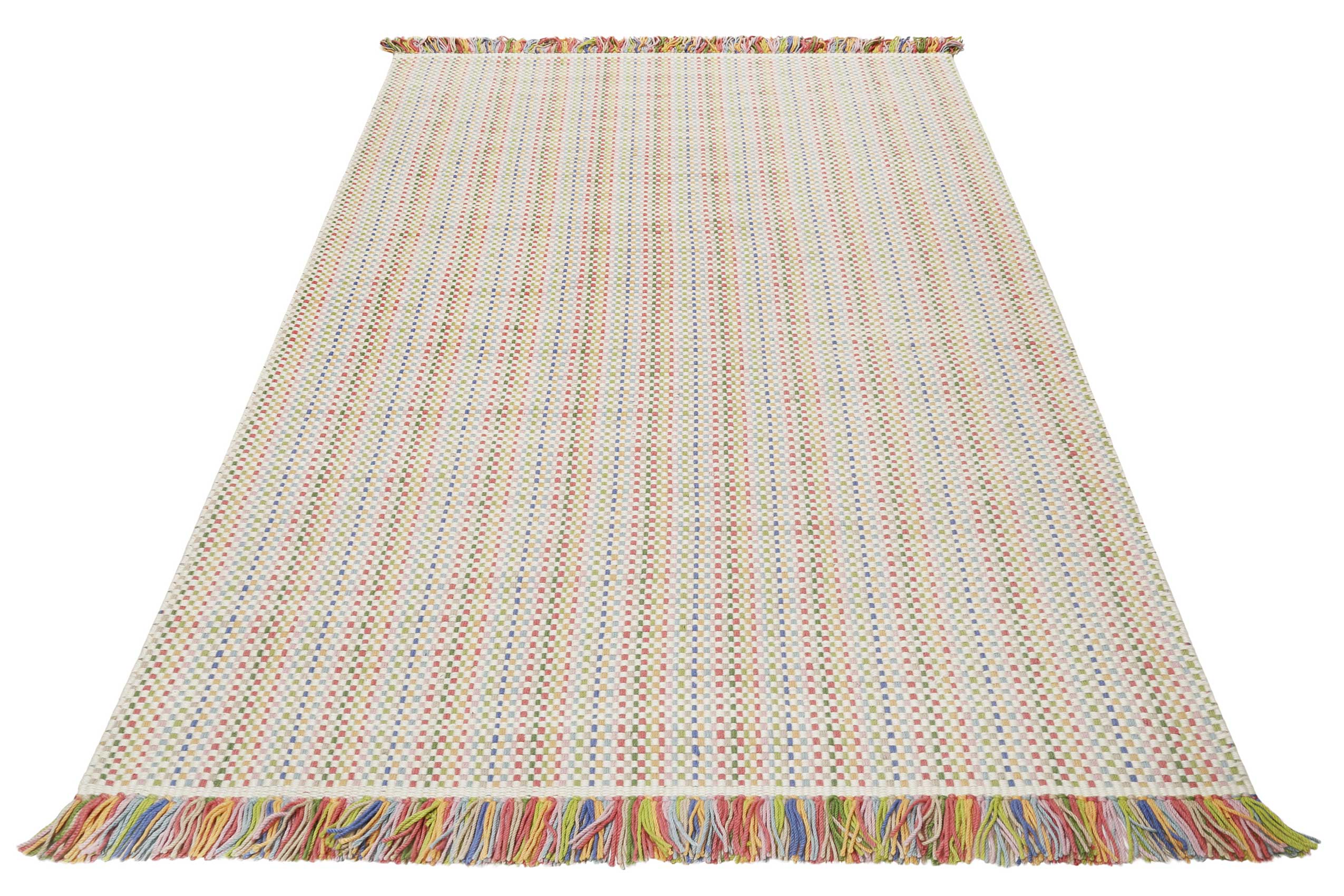 Esprit Kelim Teppich Bunt aus Wolle 
