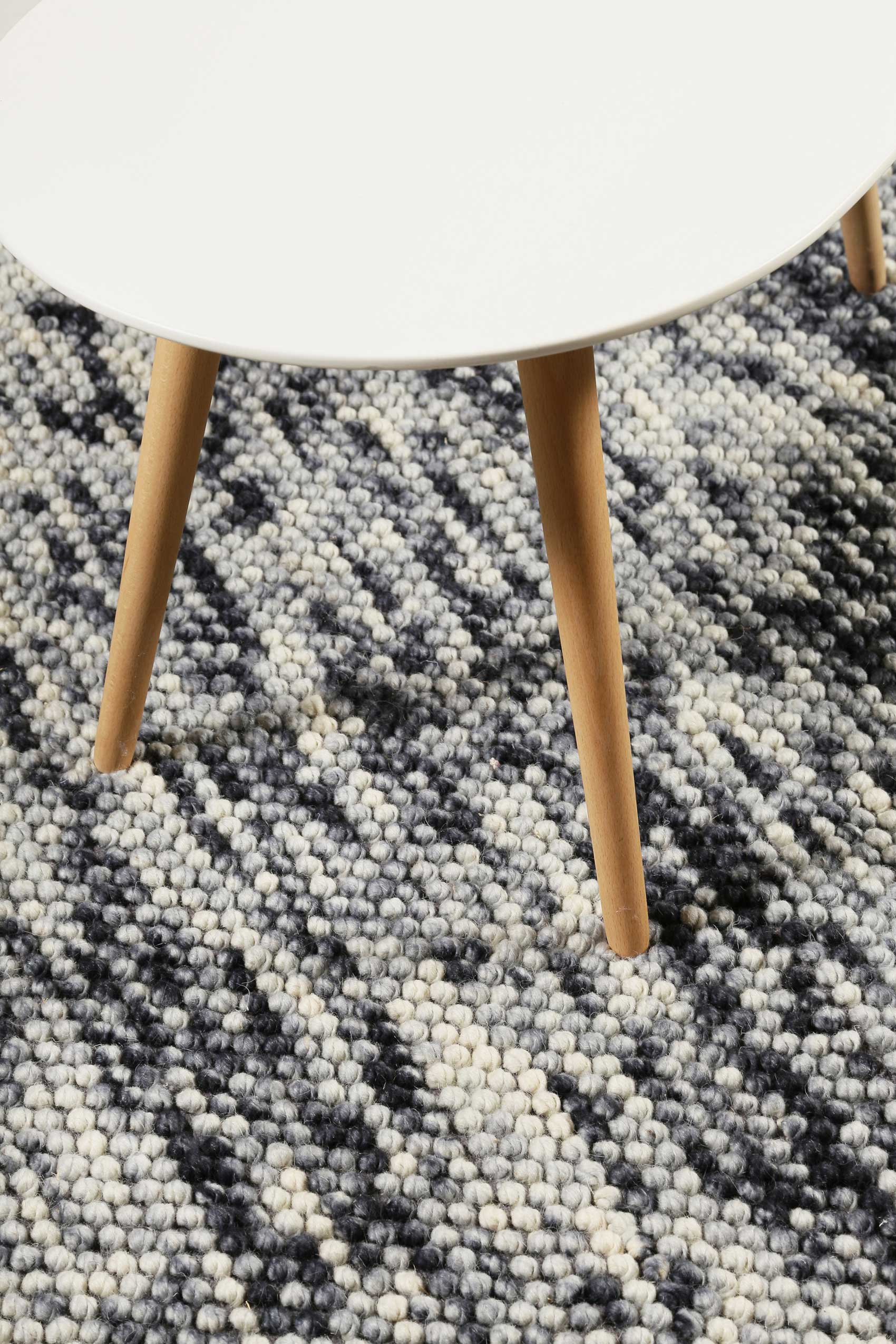Esprit Teppich Dunkelblau aus Wolle » Lauren Kelim « - Ansicht 7