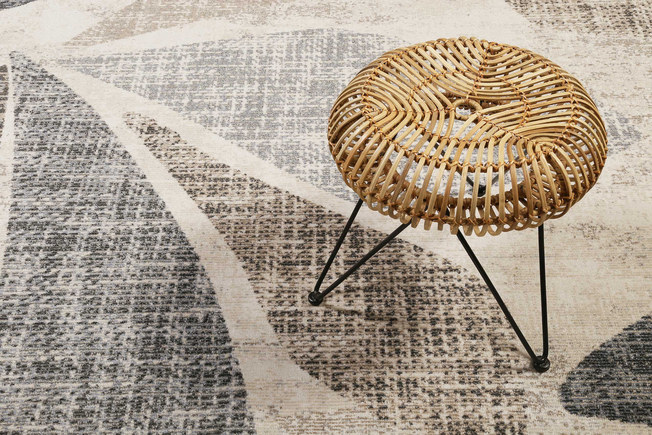 Esprit Teppich Beige Grau Taupe In & Outdoor 