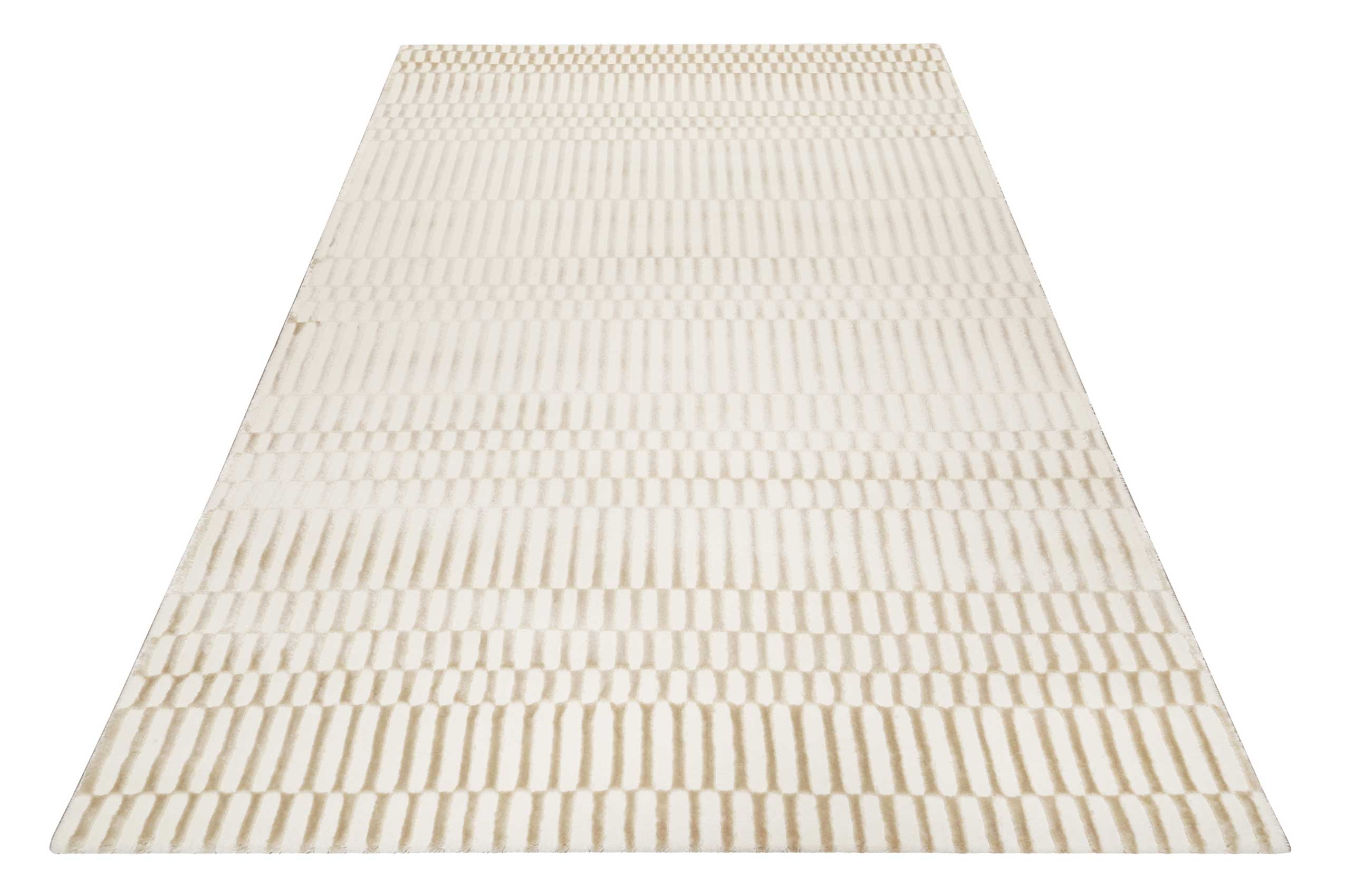 Esprit Teppich Creme Beige Kurzflor 
