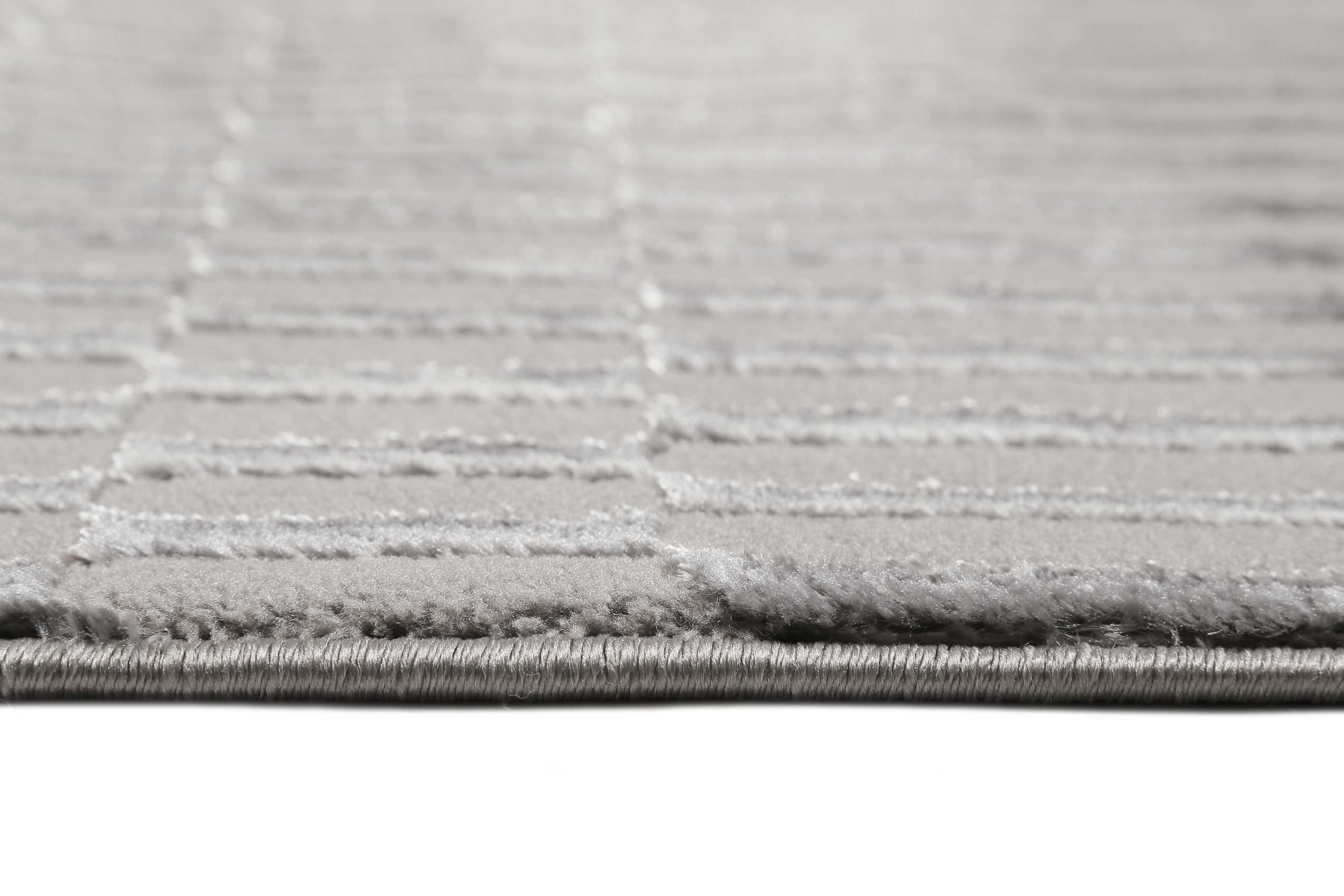 Esprit Teppich Grau Kurzflor 