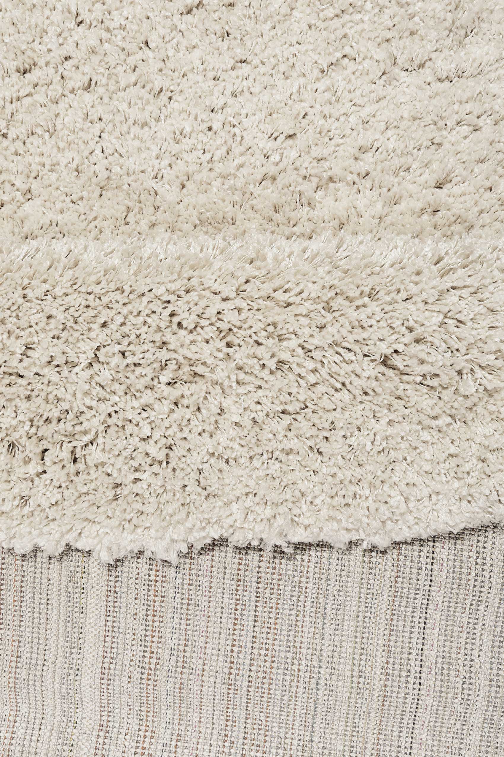 Esprit Teppich Rund Creme Beige Hochflor » Live Nature « - Ansicht 3