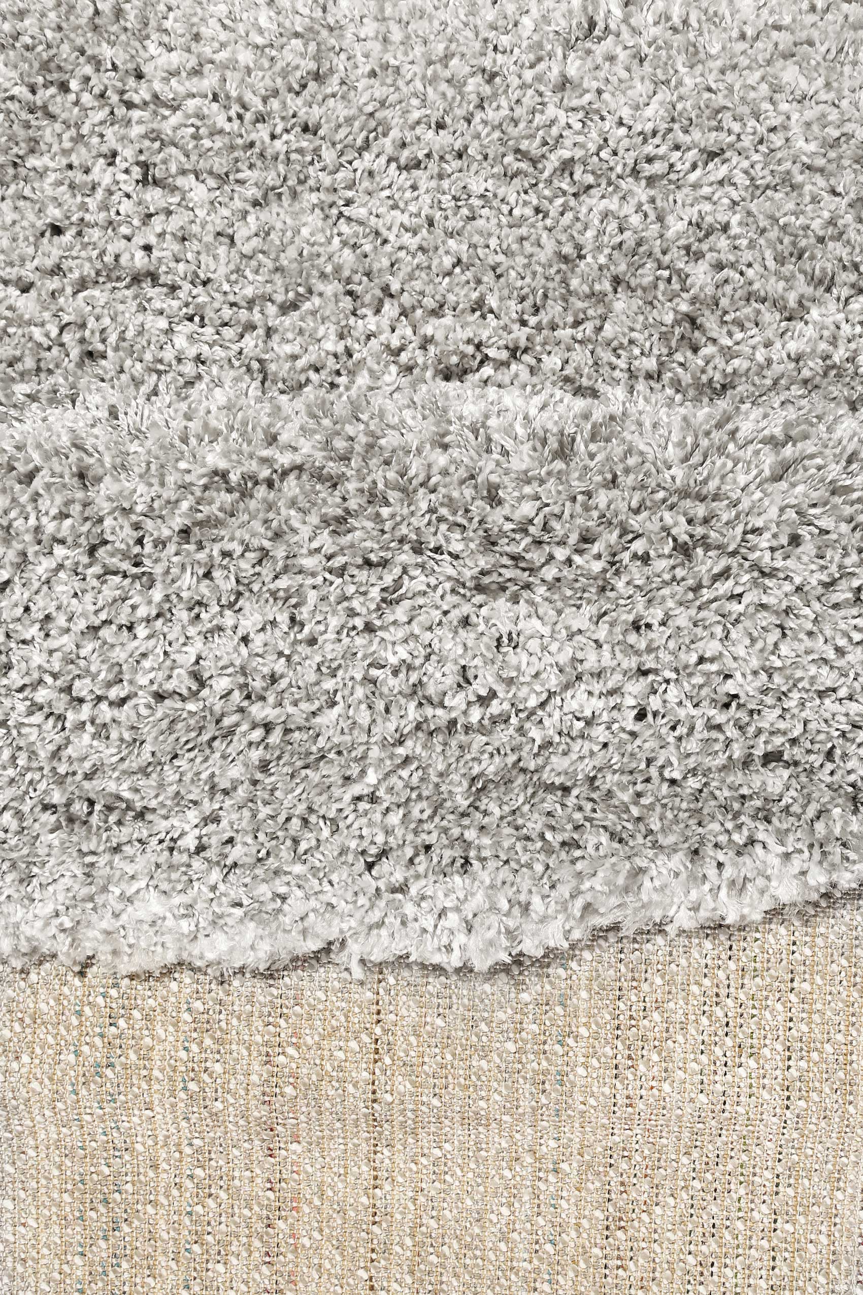 Esprit Teppich Rund Hellgrau Creme meliert Hochflor » Live Nature « - Ansicht 3