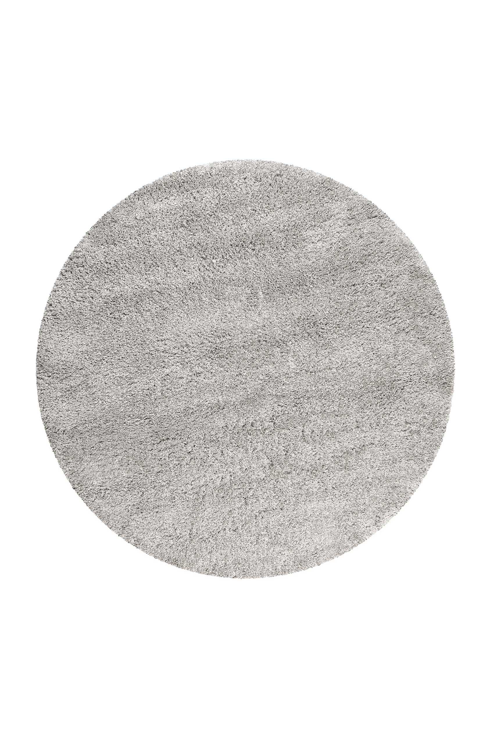Esprit Teppich Rund Hellgrau Creme meliert Hochflor » Live Nature « - Ansicht 1