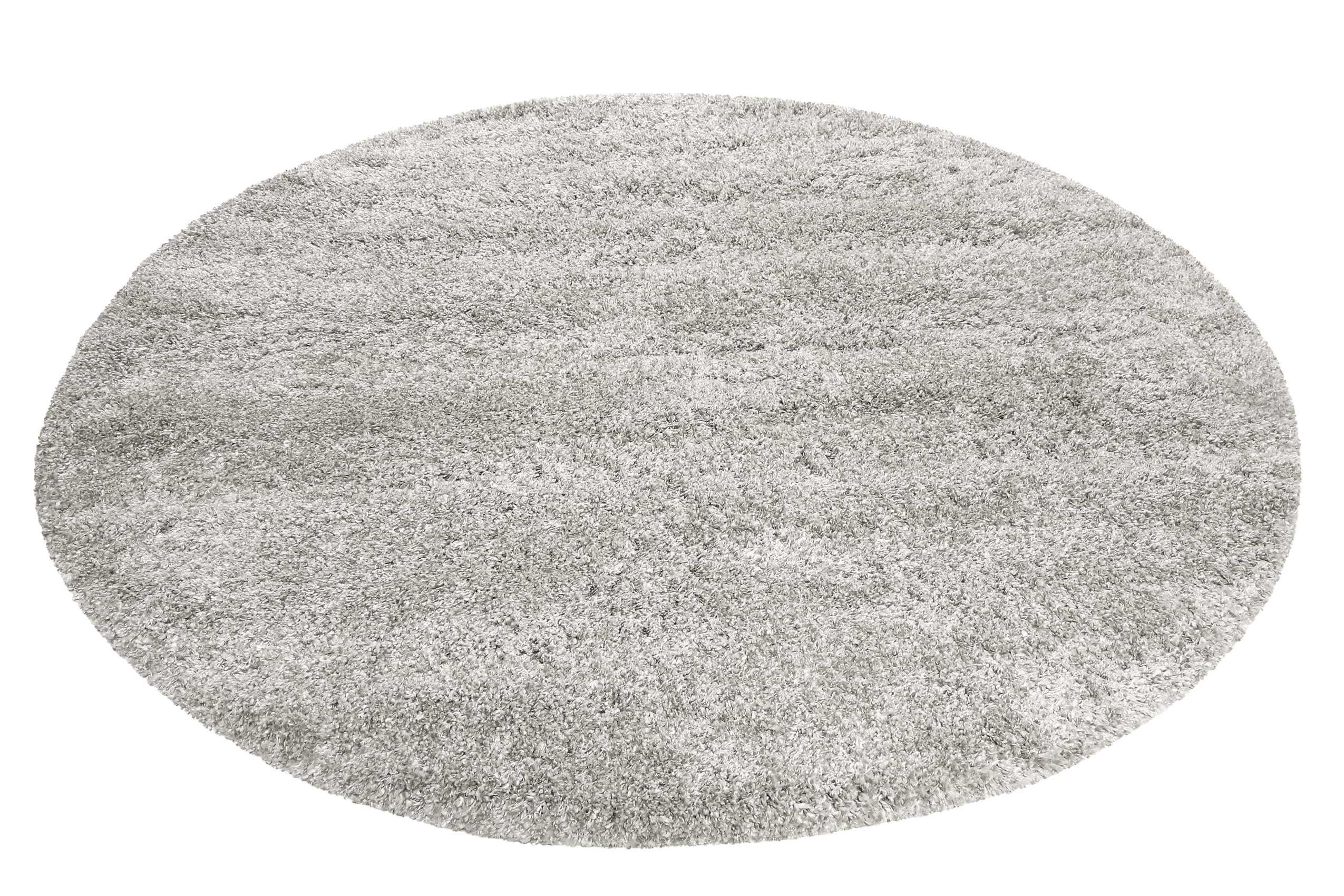 Esprit Teppich Rund Hellgrau Creme meliert Hochflor » Live Nature « - Ansicht 2
