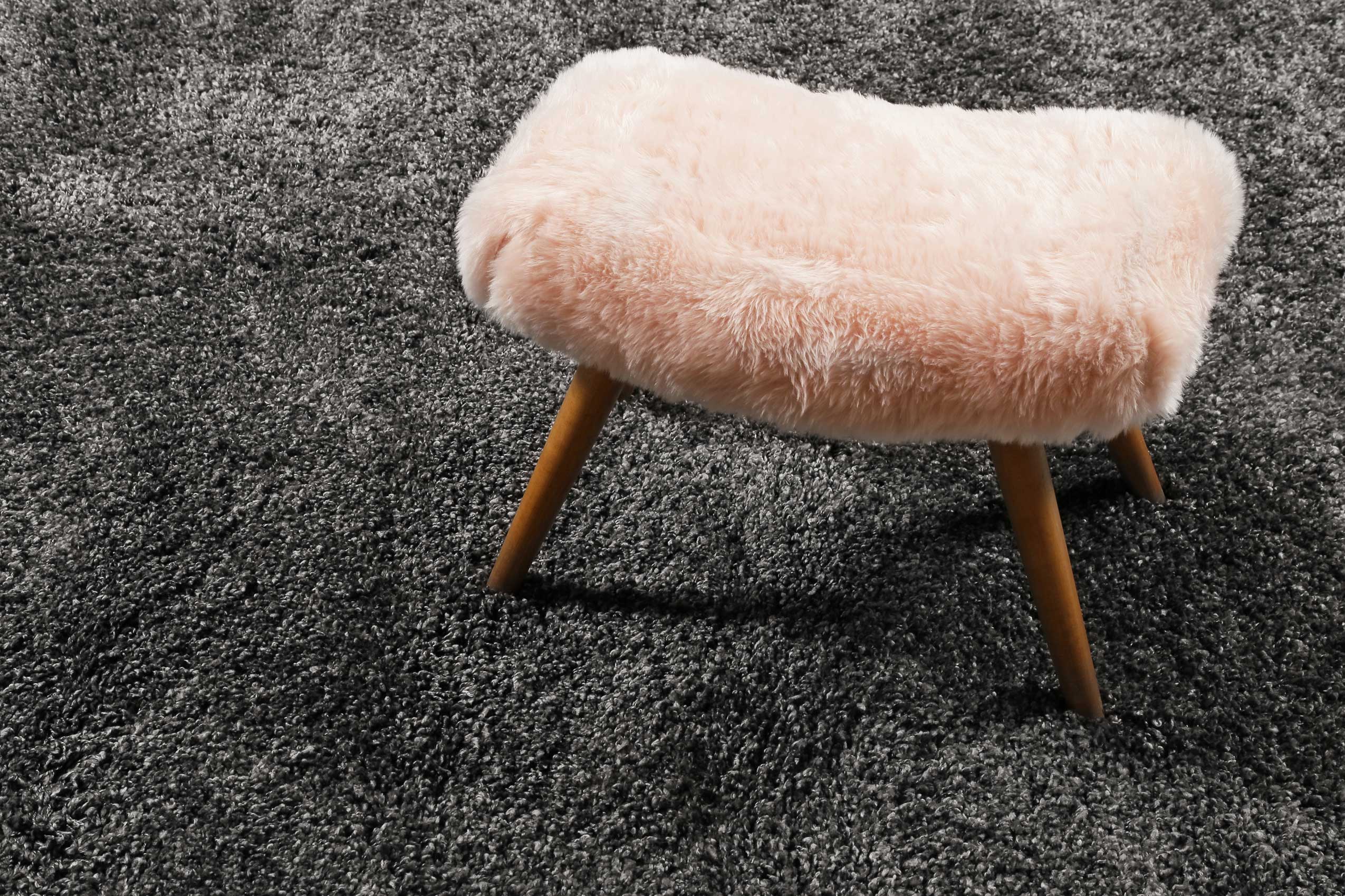 Esprit Teppich Rund Dunkelgrau meliert Hochflor » Live Nature « - Ansicht 5