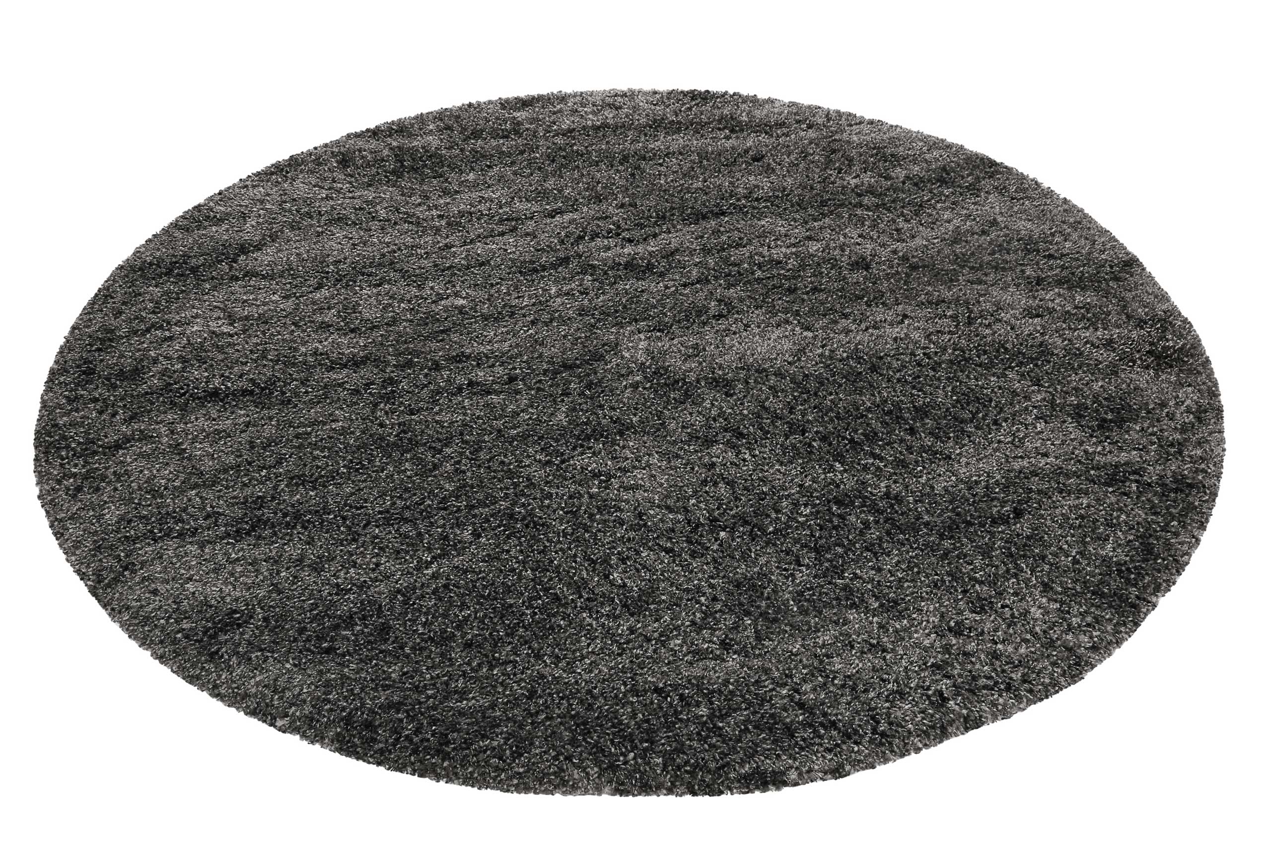 Esprit Teppich Rund Dunkelgrau meliert Hochflor » Live Nature « - Ansicht 2