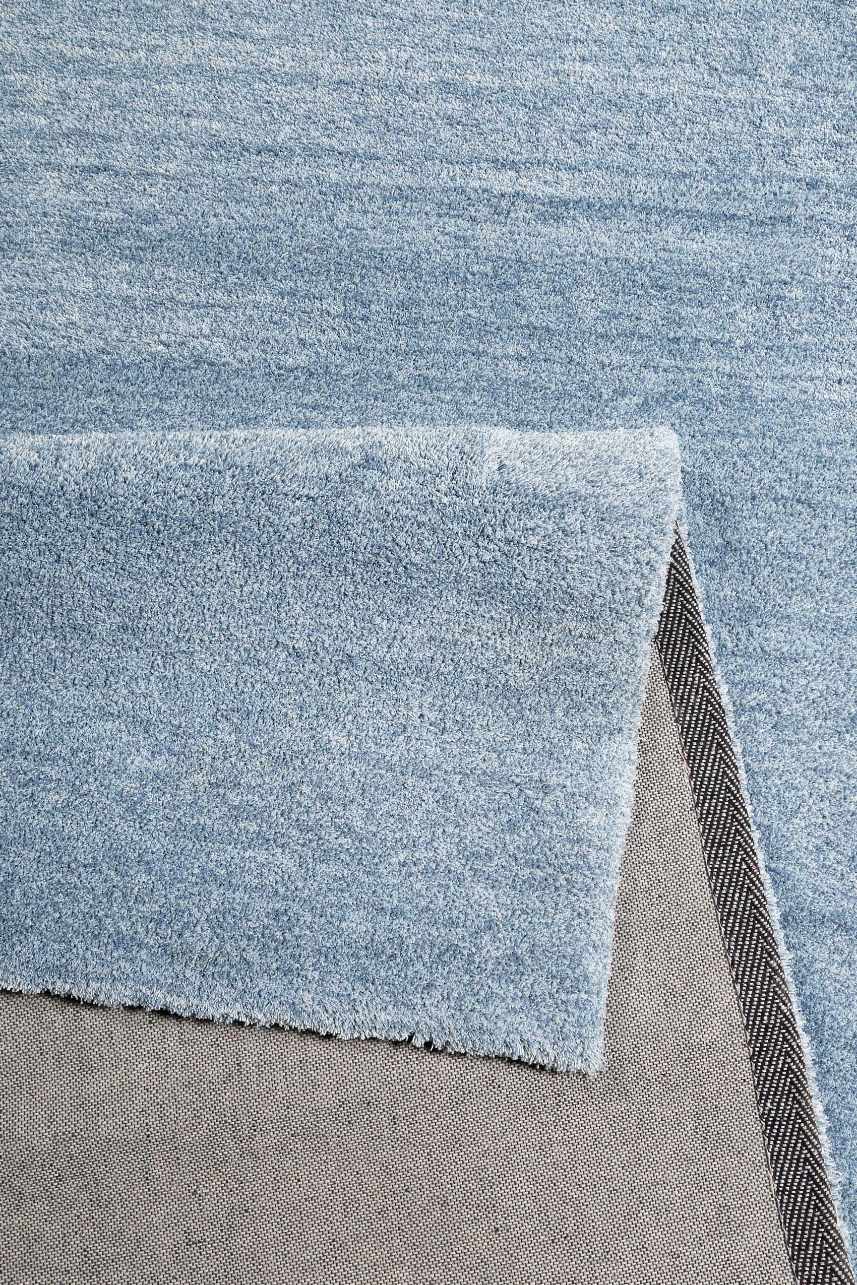 Esprit Teppich Hellblau meliert Hochflor » Loft « – Outlet-Teppiche