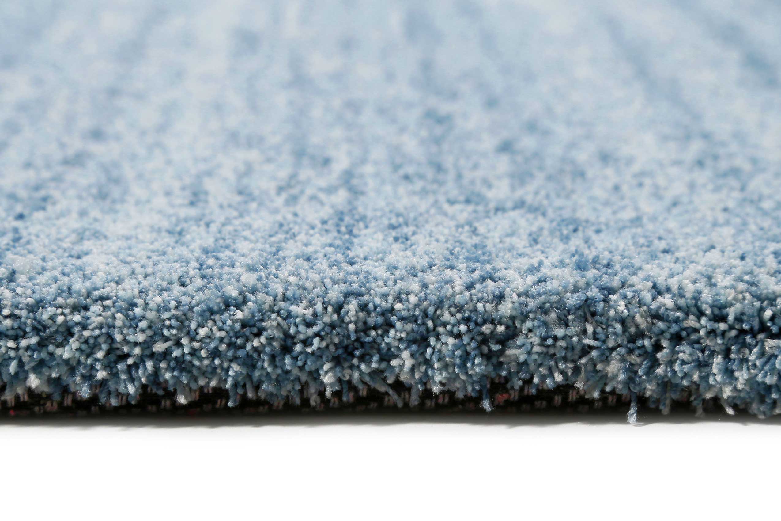 Esprit Teppich Hellblau meliert Hochflor 