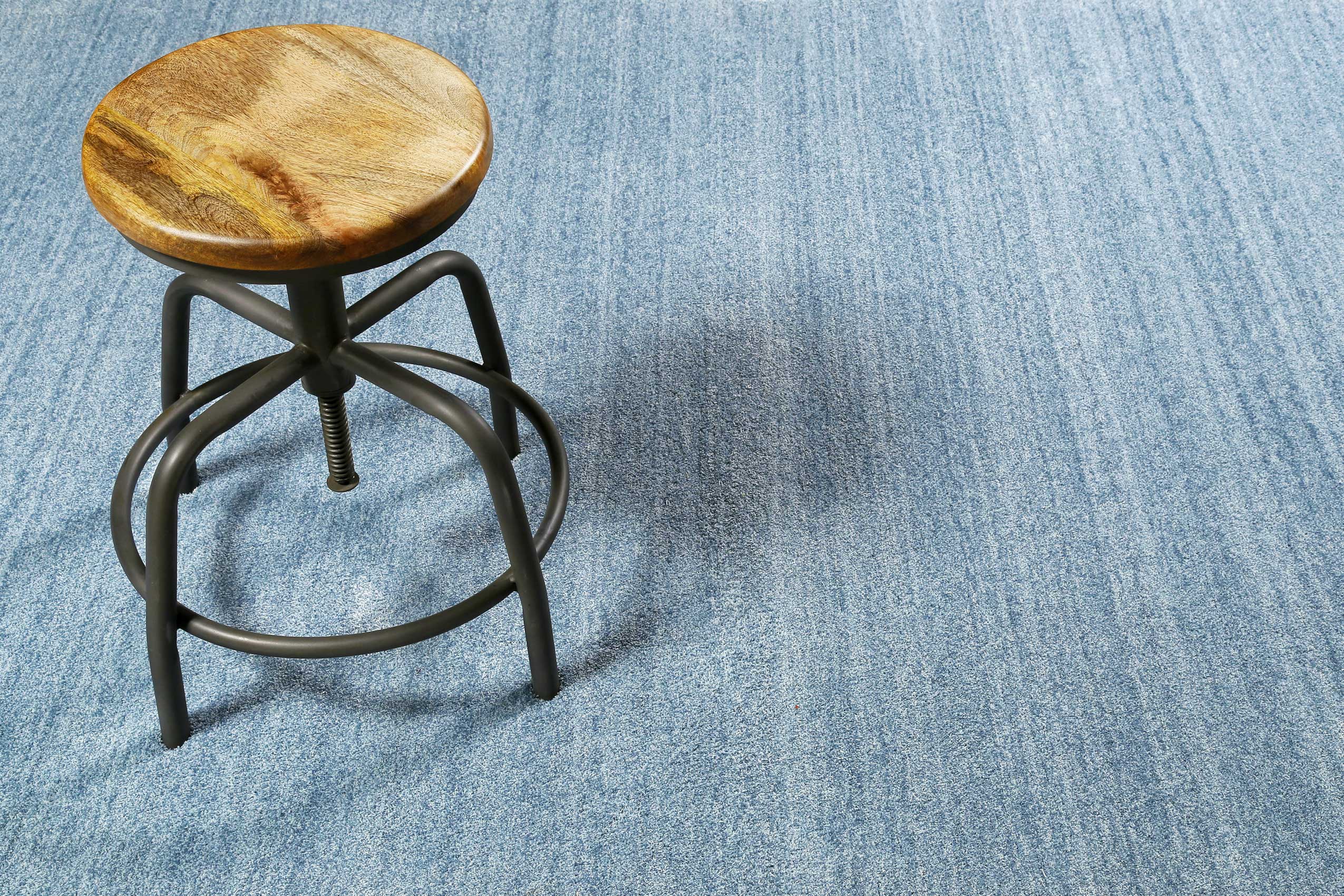 Esprit Teppich Hellblau meliert Hochflor 