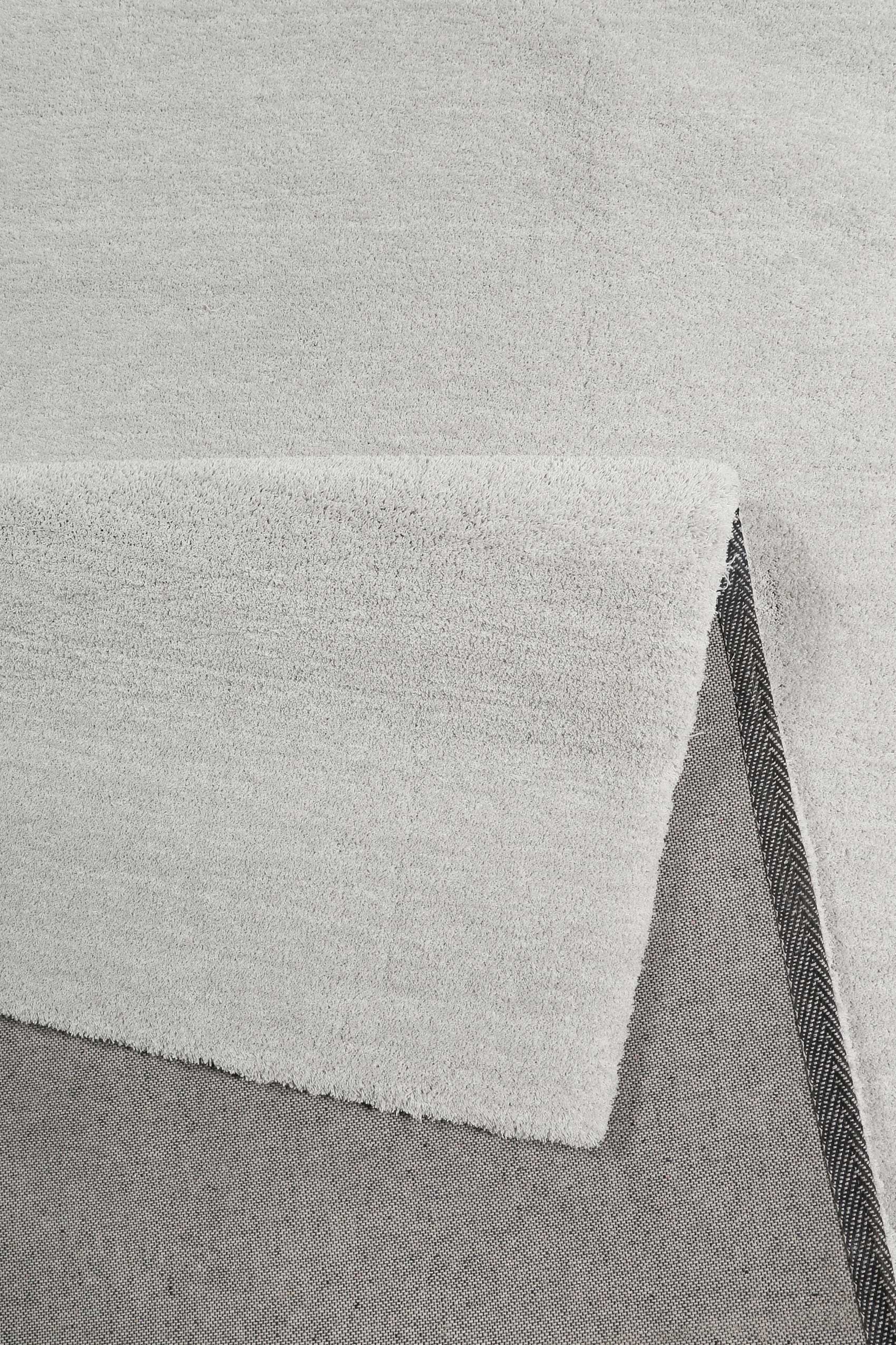 Esprit Teppich Hellgrau Hochflor 