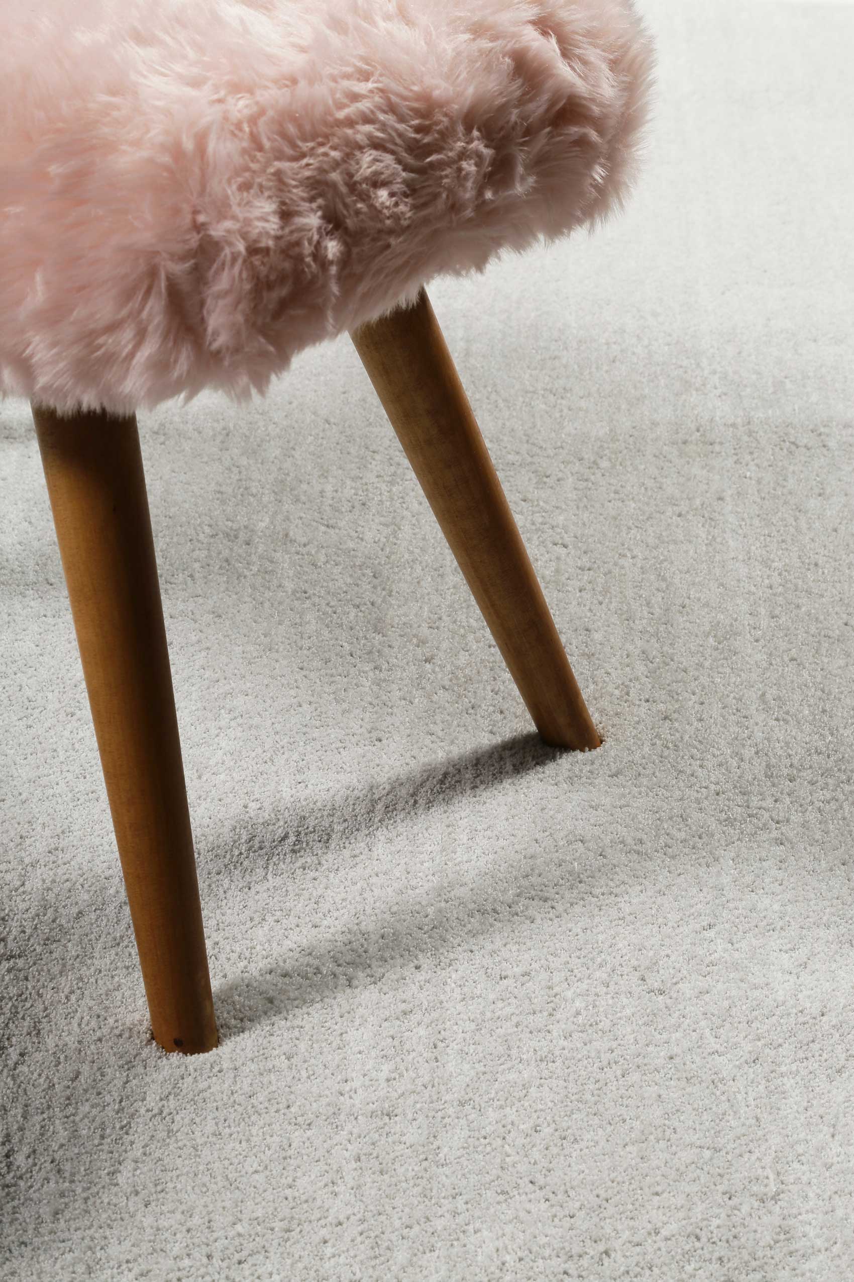 Esprit Teppich Hellgrau Hochflor 