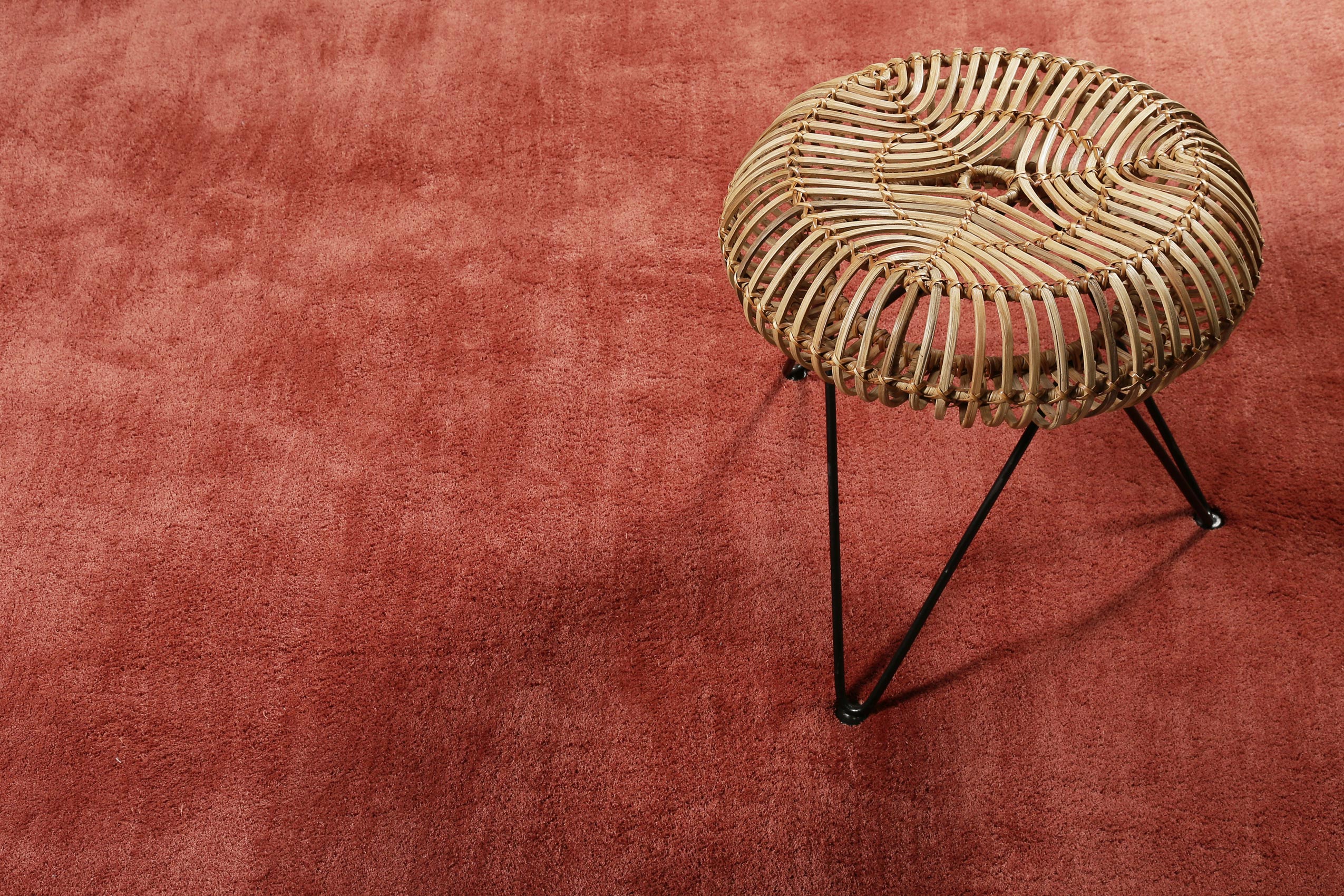 Esprit Teppich Ziegel Rot Hochflor » Loft « - Ansicht 5