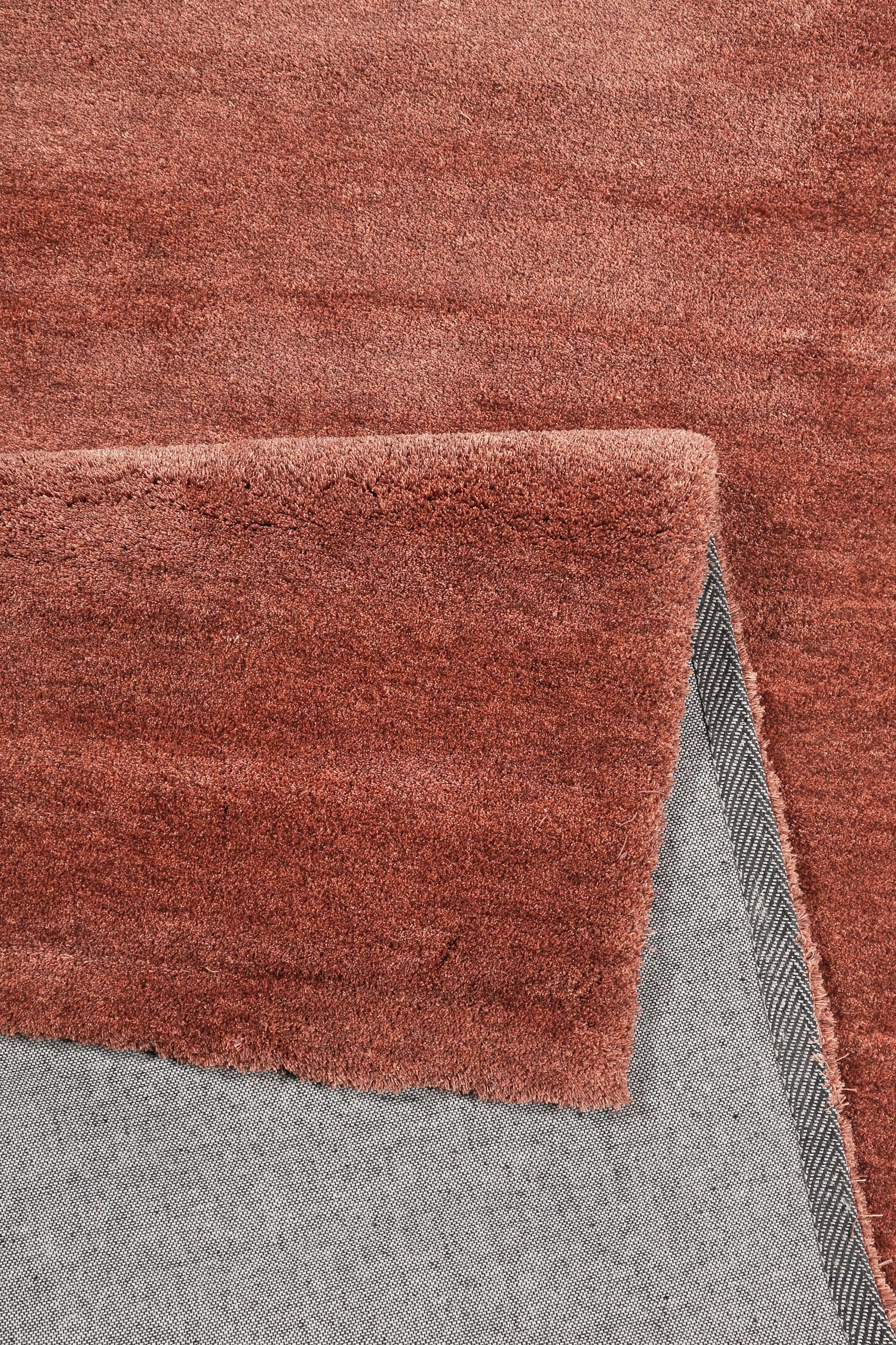 Esprit Teppich Rot Braun Hochflor 