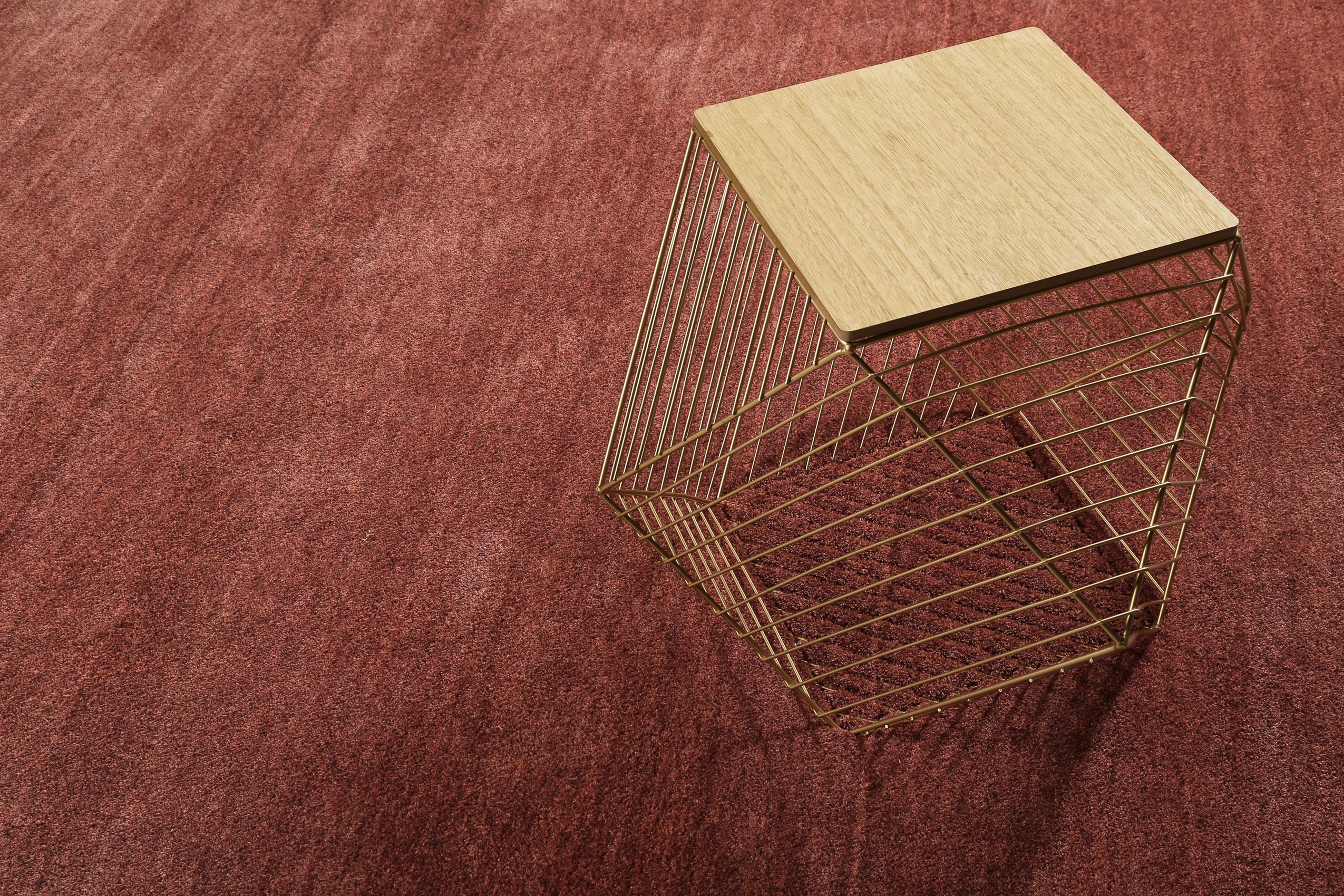 Esprit Teppich Rot Braun Hochflor 