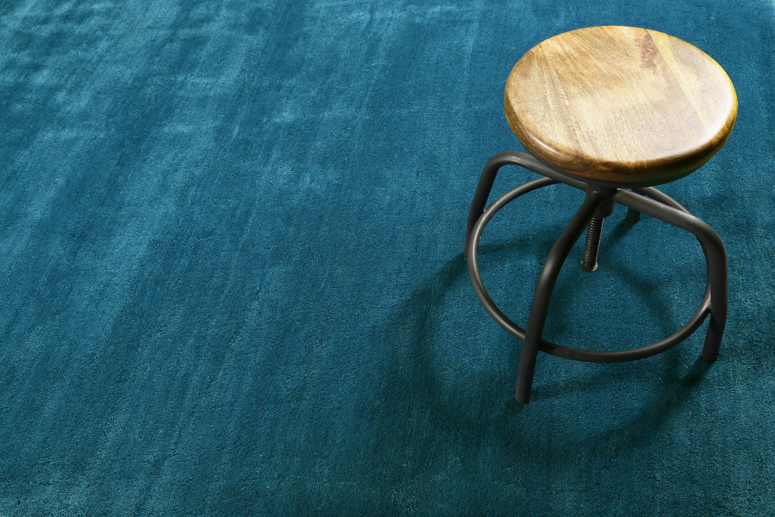 Esprit Teppich Petrol Hochflor 