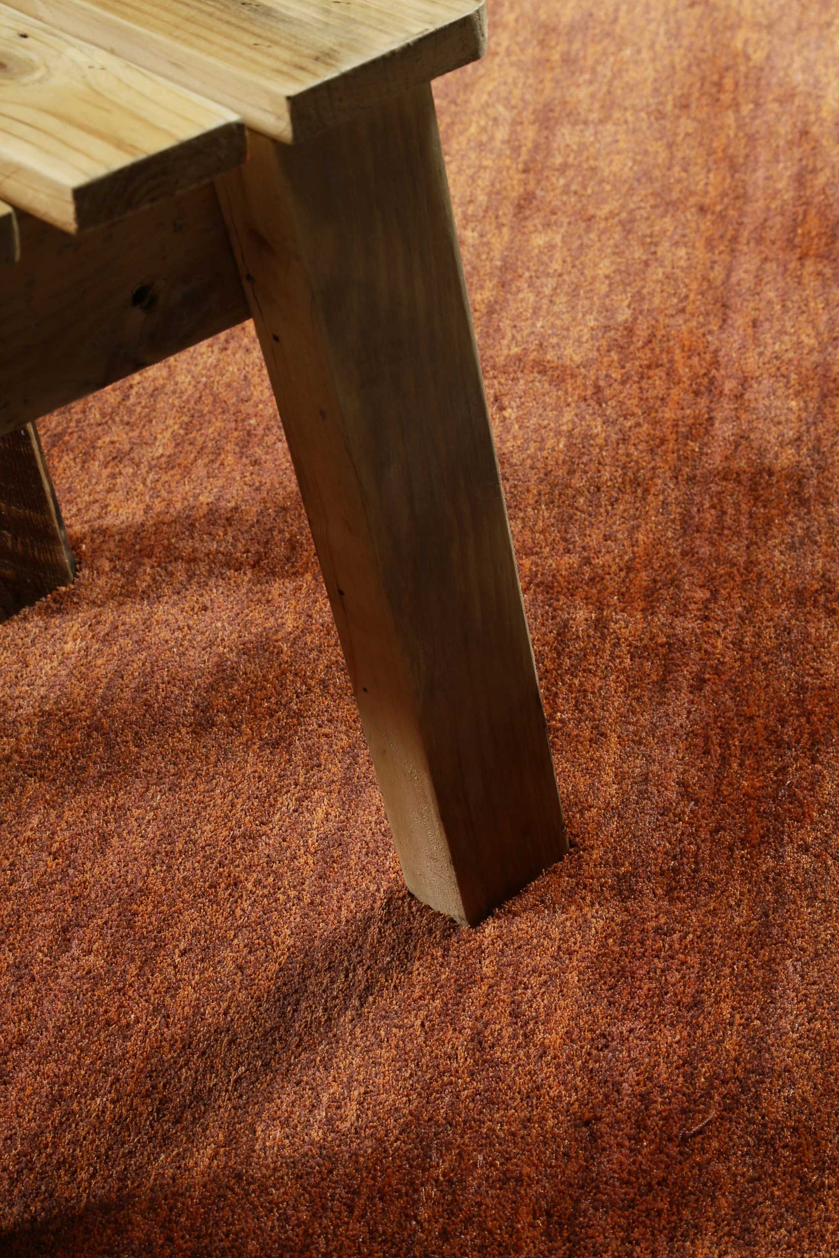 Esprit Teppich Rost Rot Hochflor » Loft « - Ansicht 6