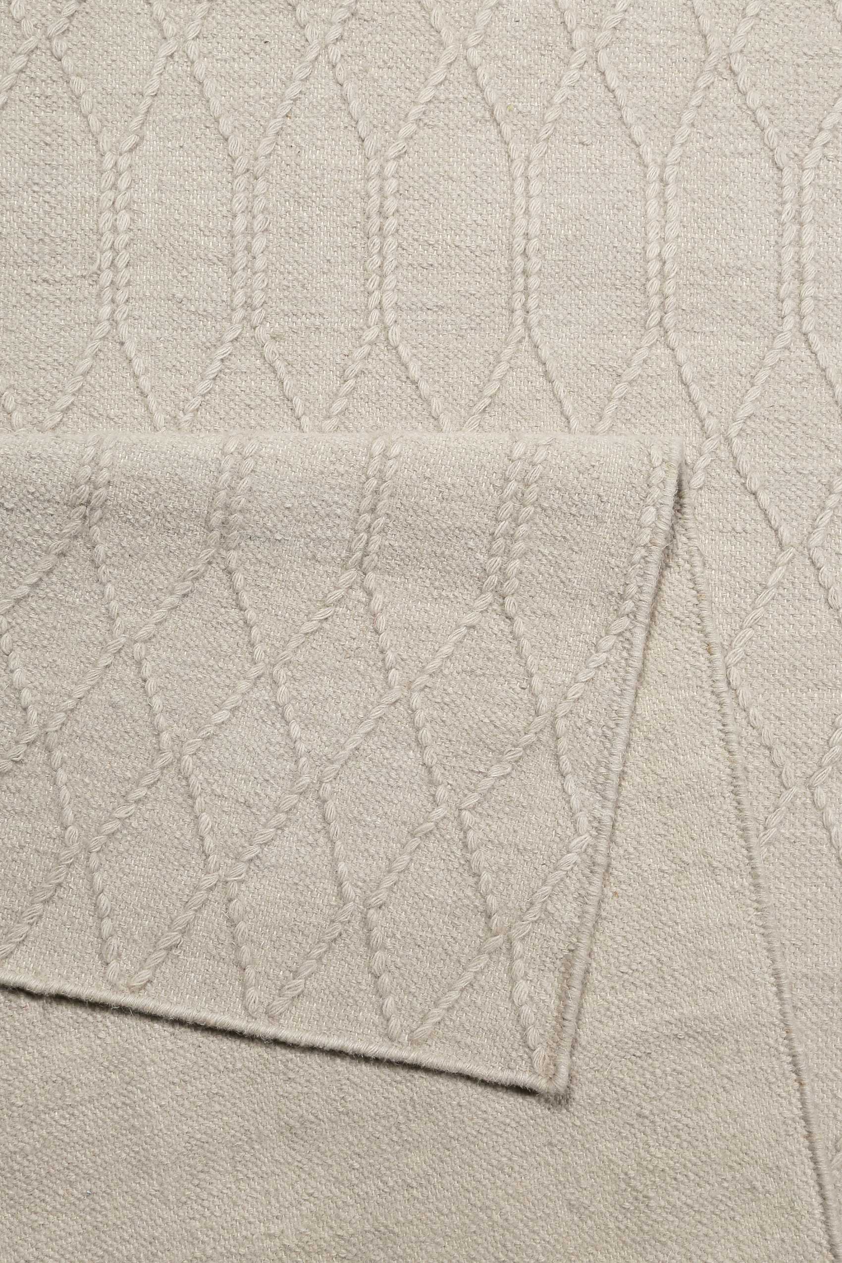 Esprit Kelim Teppich Beige aus Wolle » Lotte « - Ansicht 3