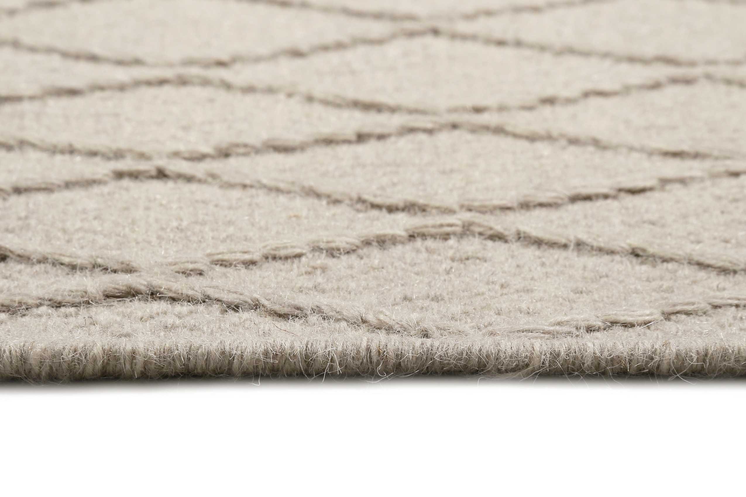 Esprit Kelim Teppich Beige aus Wolle » Lotte « - Ansicht 4