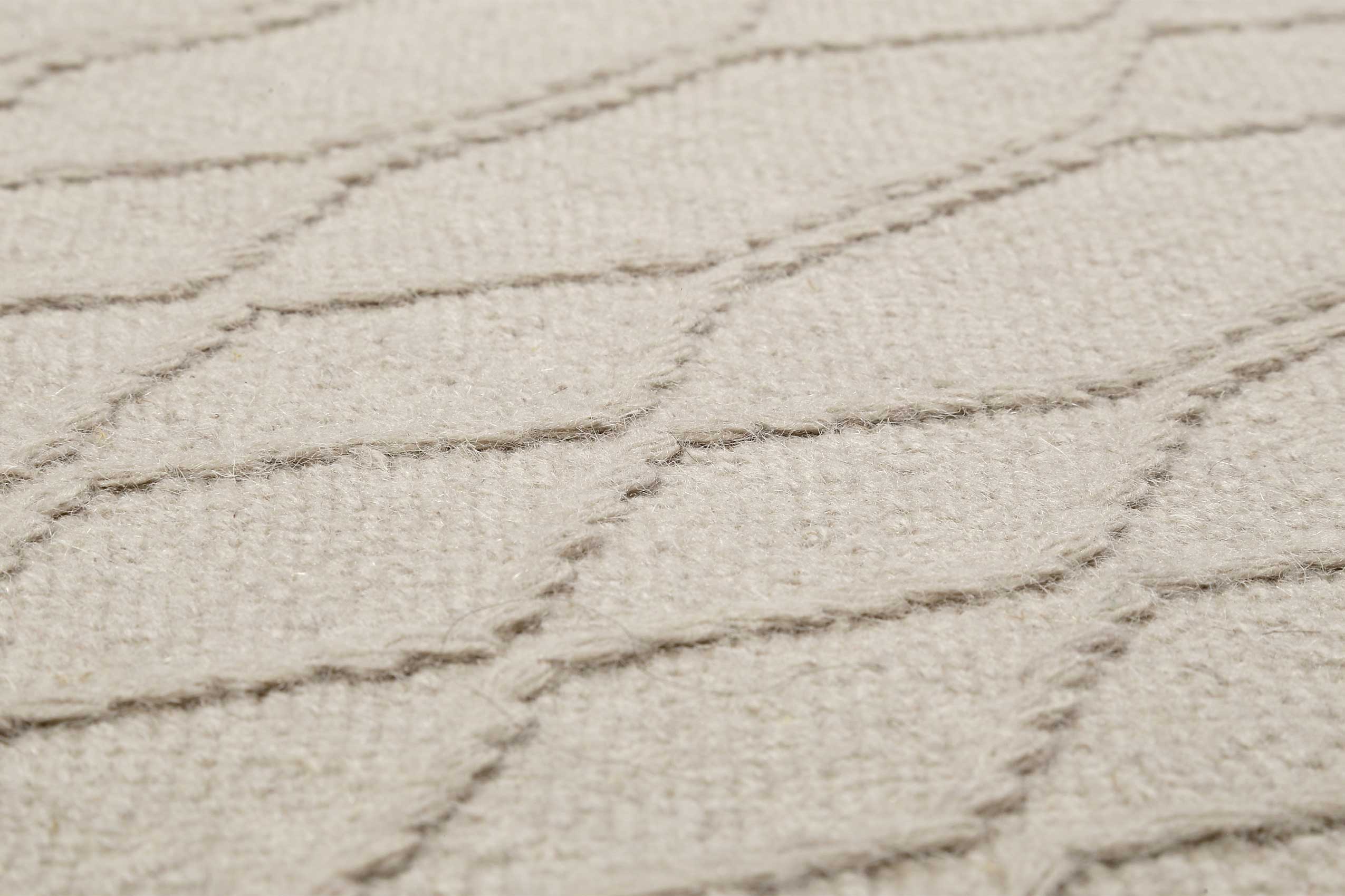 Esprit Kelim Teppich Beige aus Wolle » Lotte « - Ansicht 5