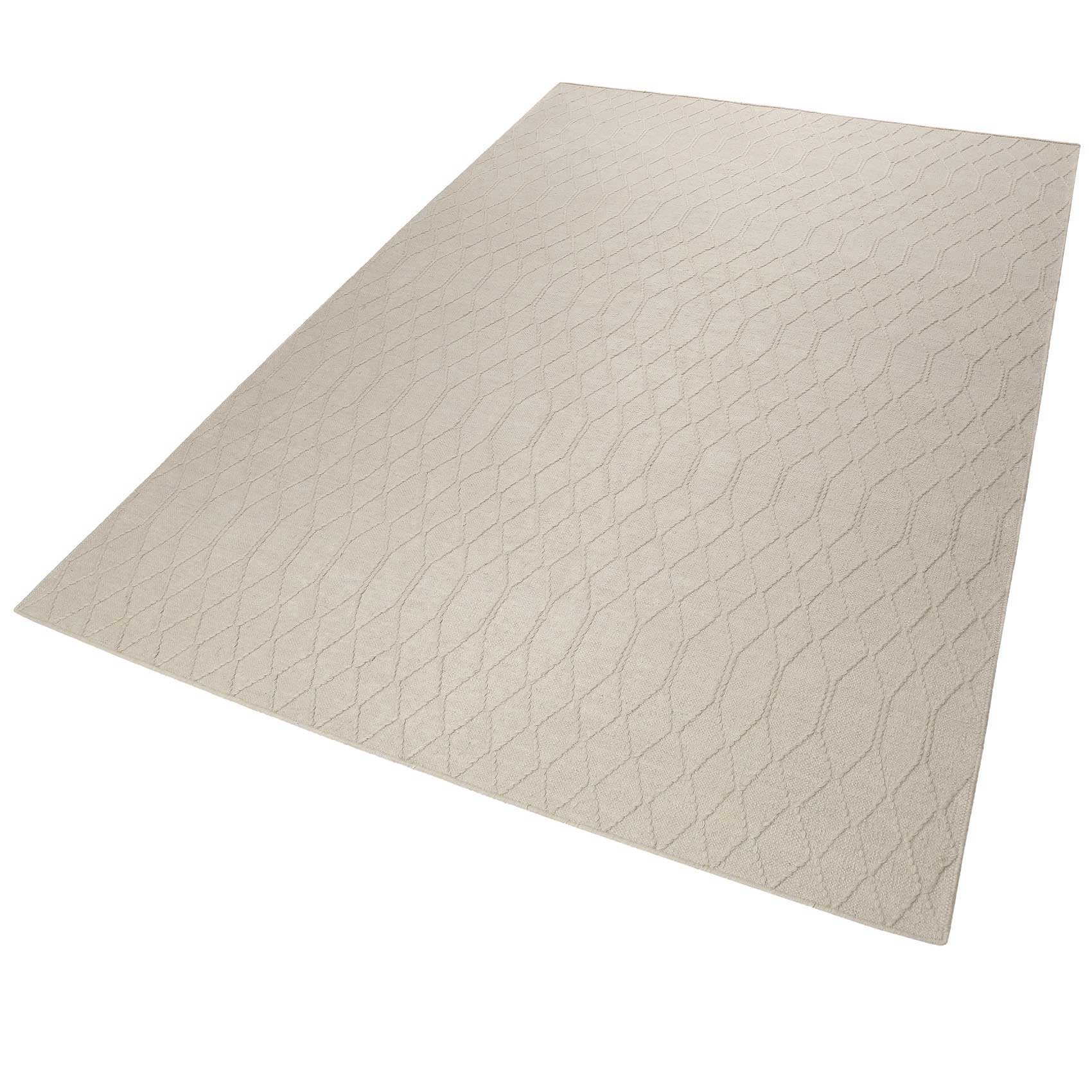 Esprit Kelim Teppich Beige aus Wolle » Lotte « - Ansicht 2