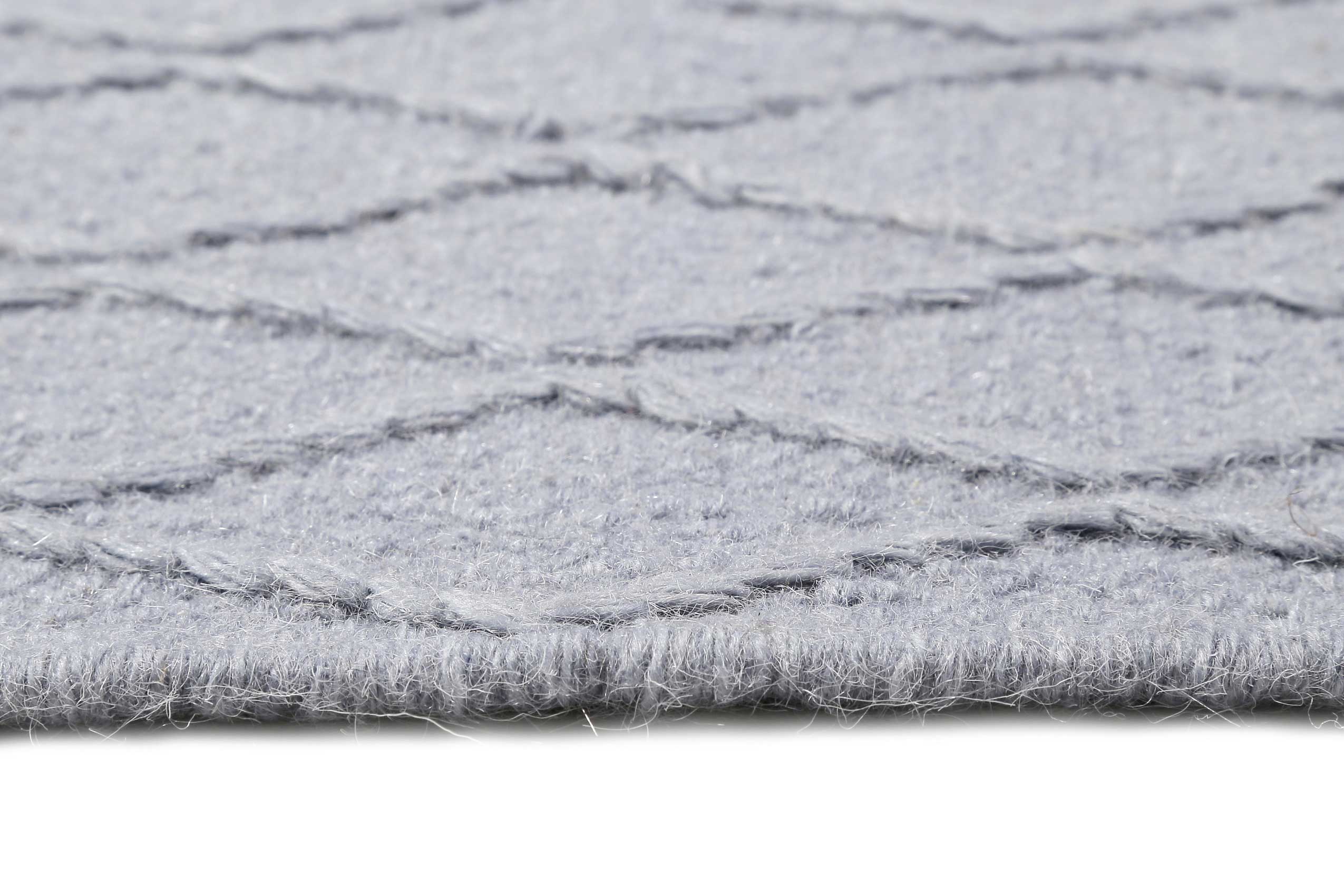 Esprit Kelim Teppich Hellblau aus Wolle » Lotte « - Ansicht 4