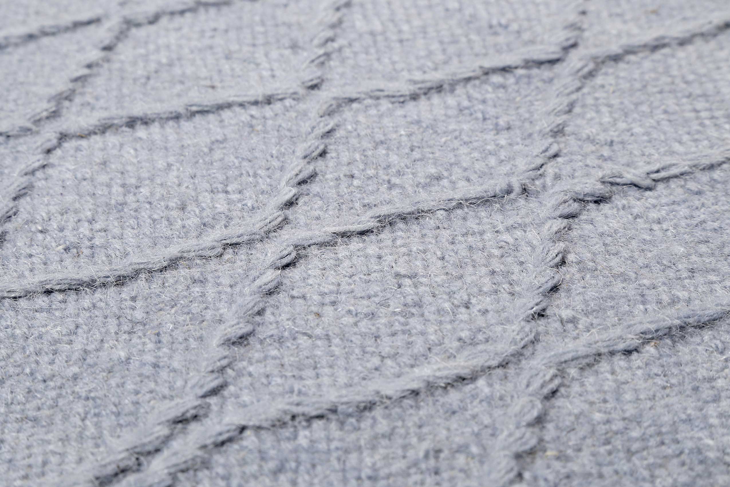 Esprit Kelim Teppich Hellblau aus Wolle » Lotte « - Ansicht 5