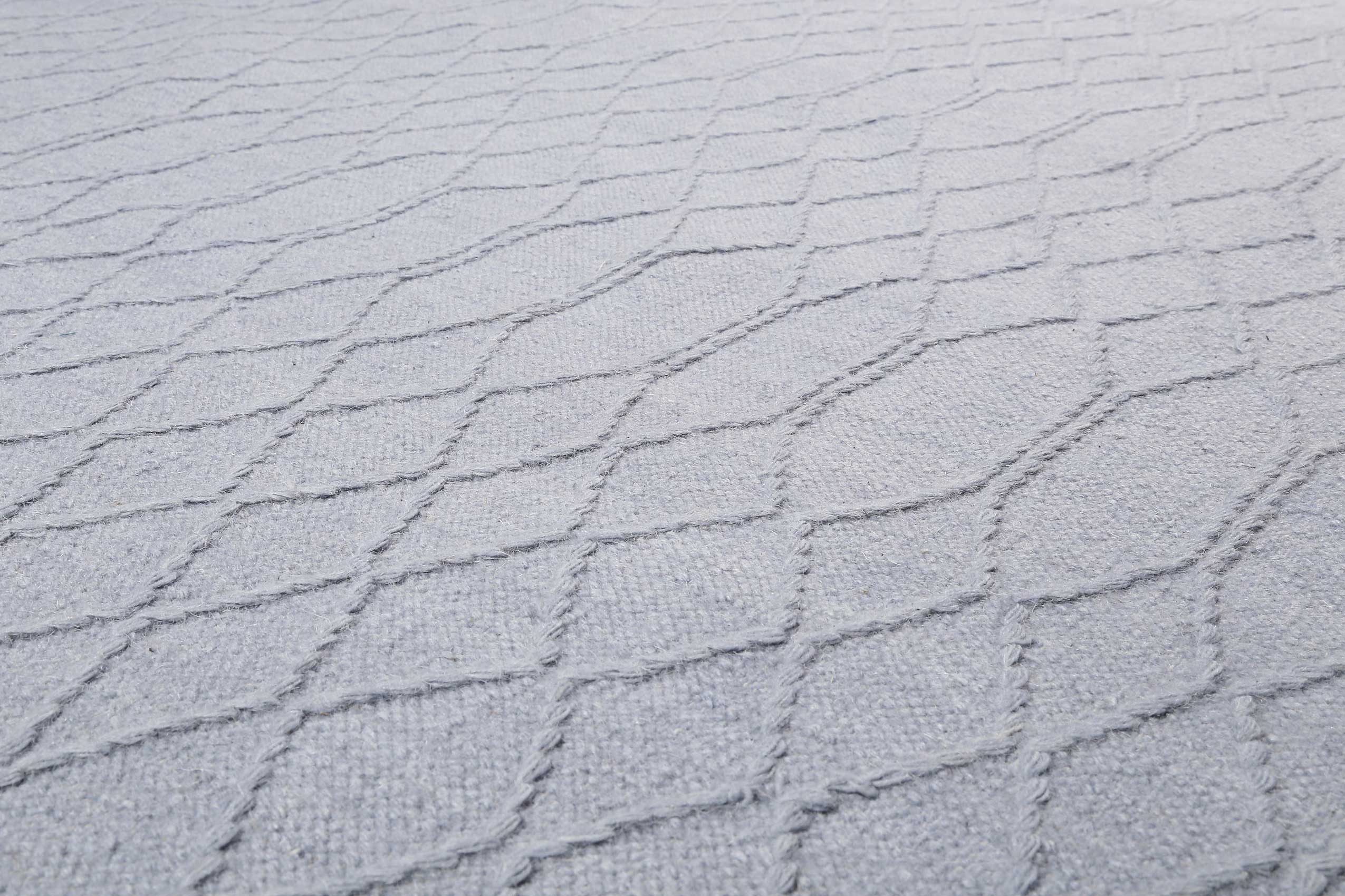 Esprit Kelim Teppich Hellblau aus Wolle » Lotte « - Ansicht 6