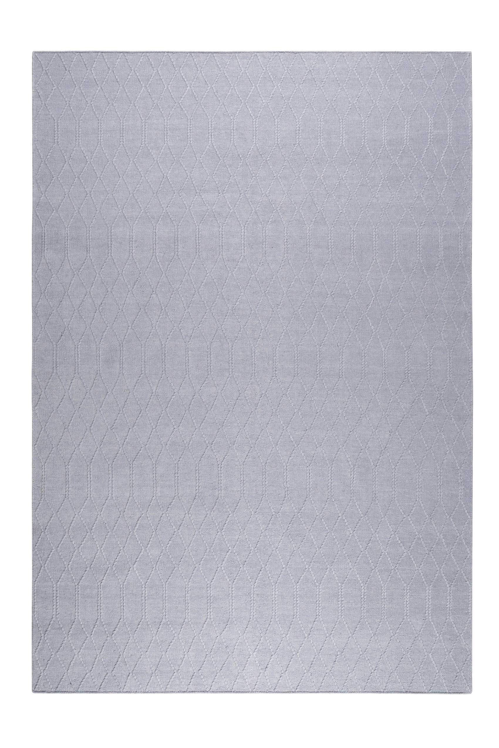 Esprit Kelim Teppich Hellblau aus Wolle » Lotte « - Ansicht 1