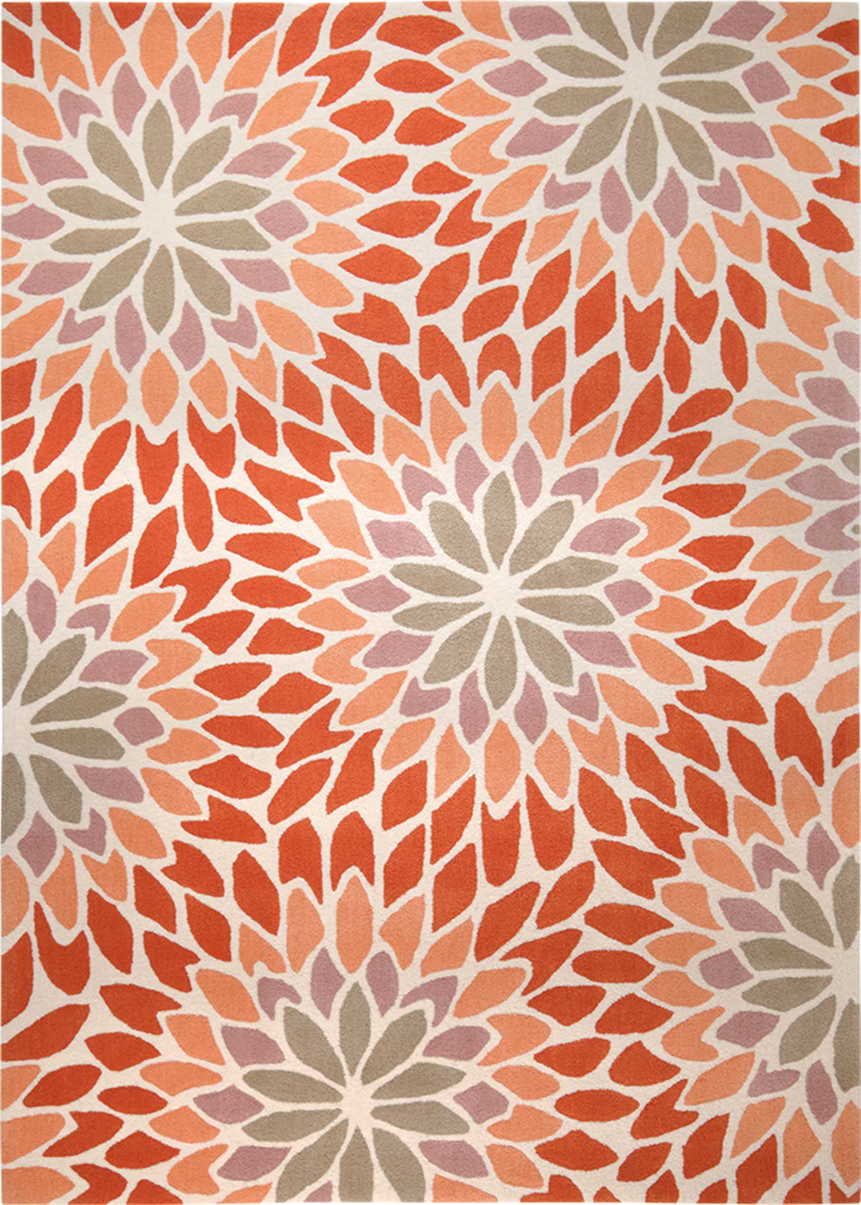 Esprit Kurzflor Teppich » Lotus « orange taupe beige - Ansicht 1