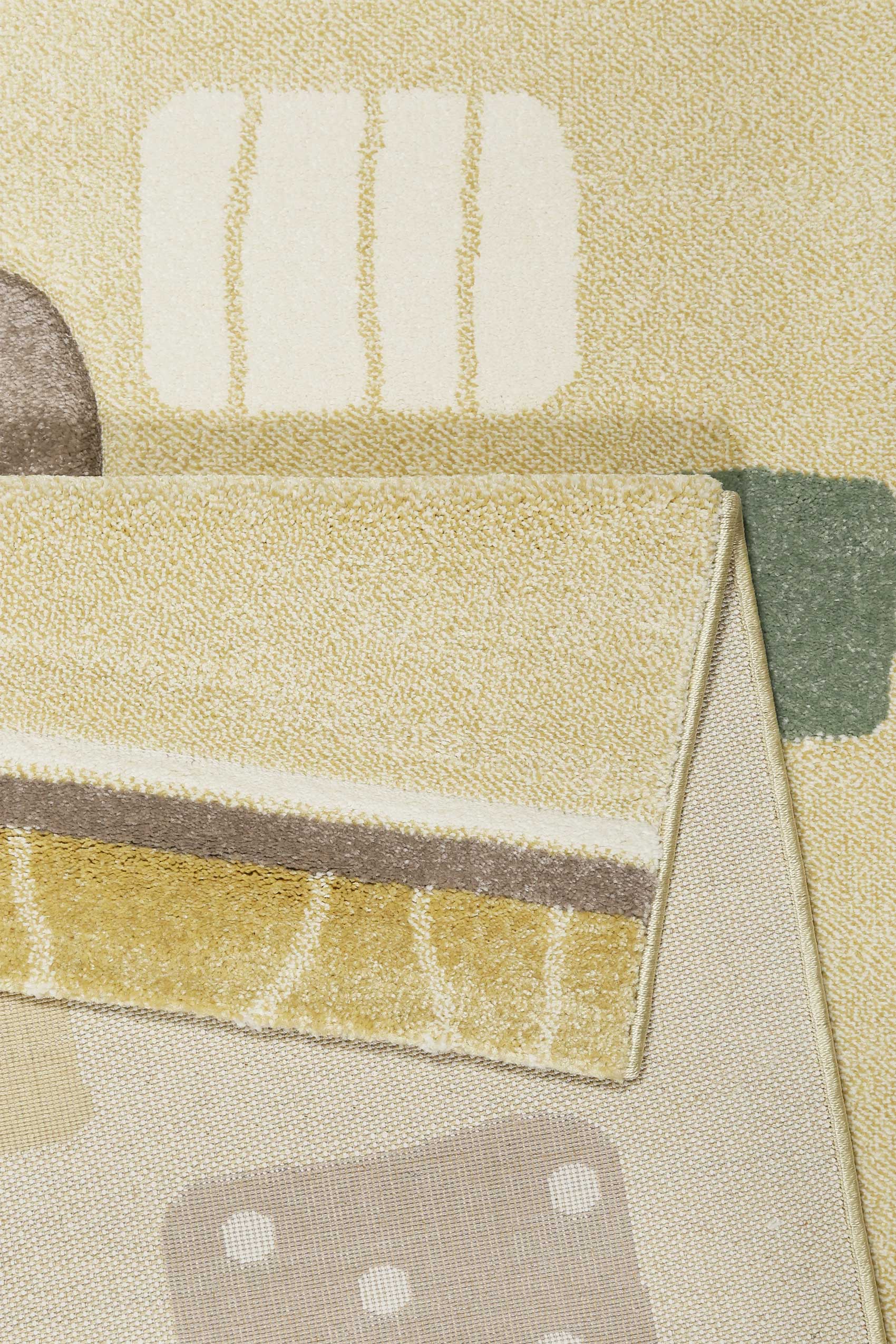 Esprit Kinderteppich Beige Gelb meliert 