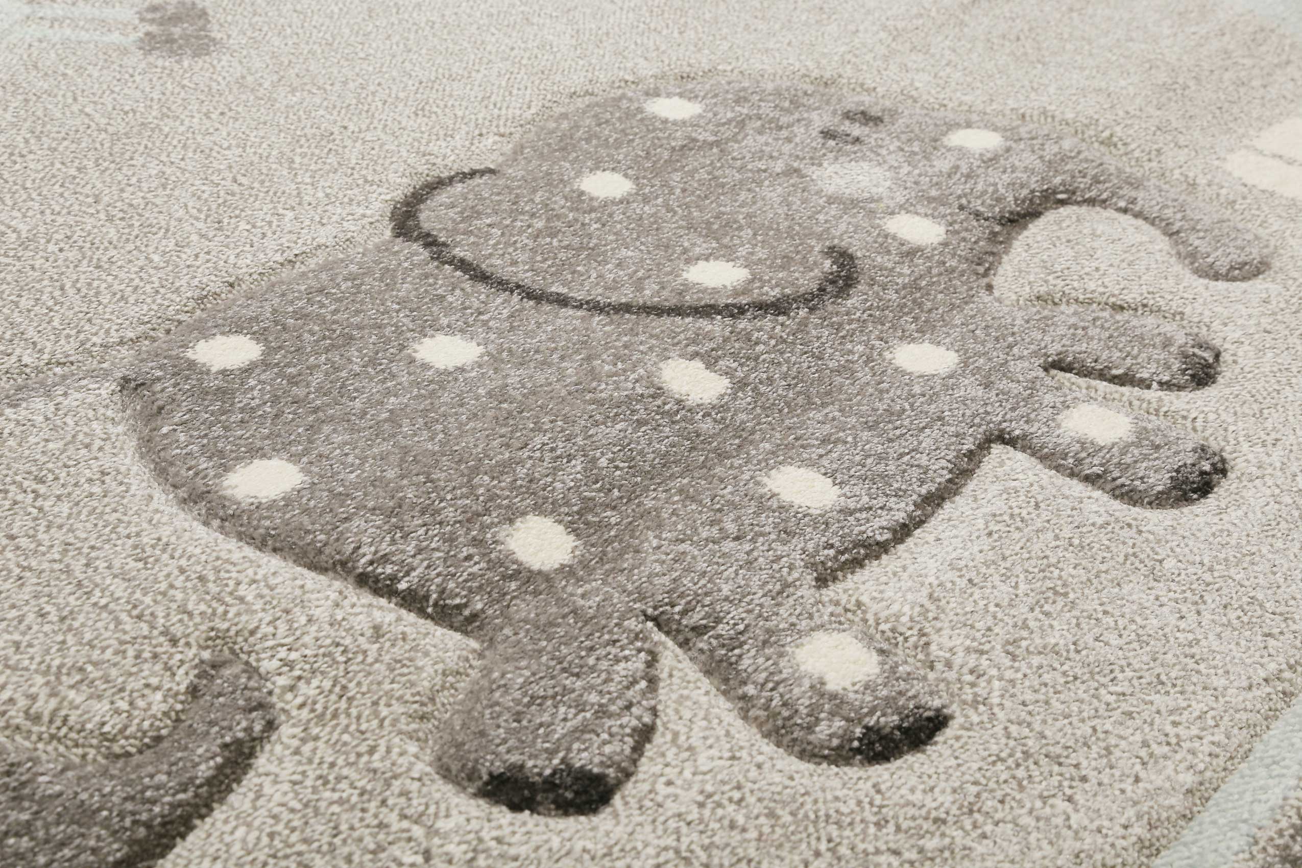 Esprit Kinderteppich Grau meliert 