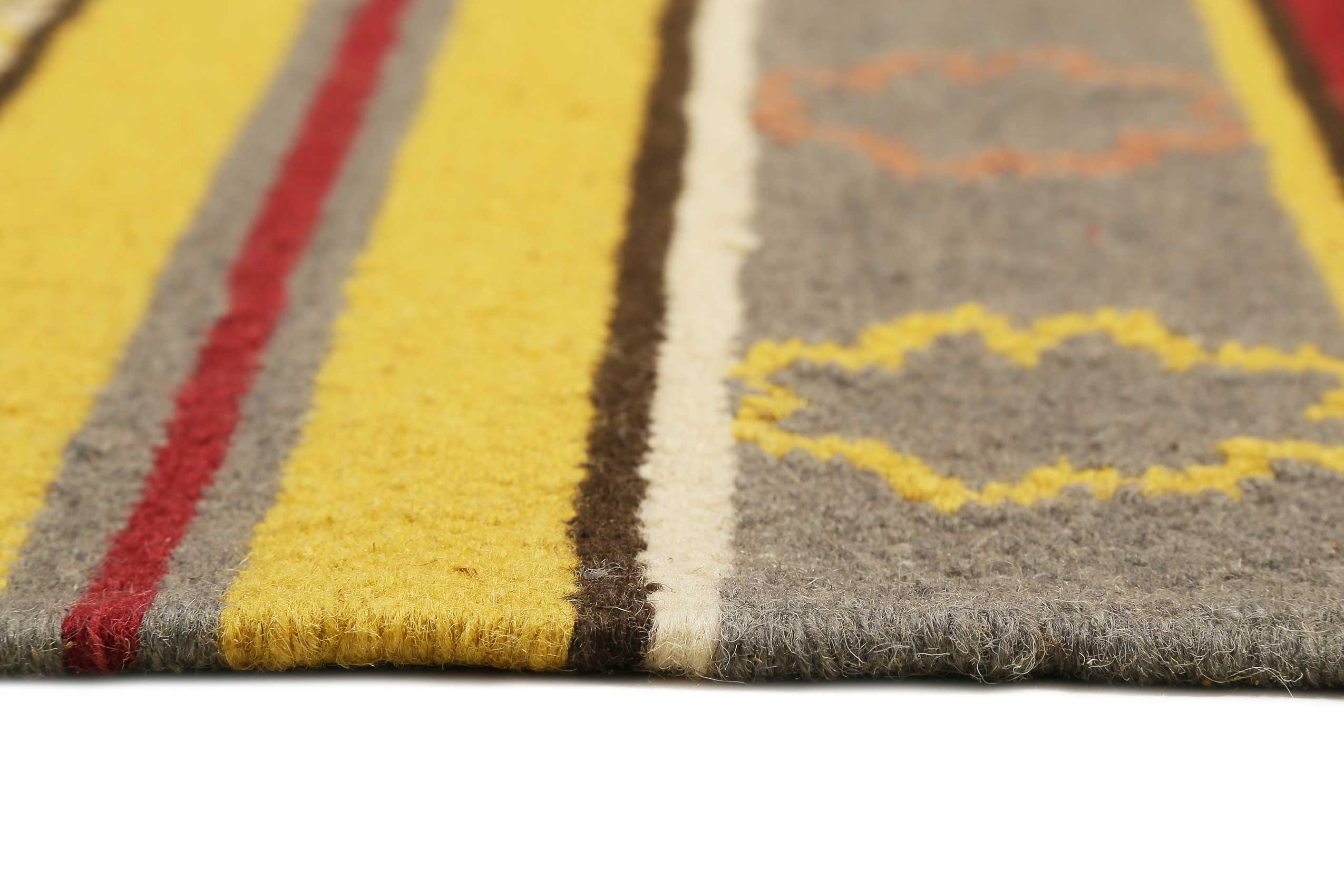 Esprit Kelim Teppich Bunt aus Wolle 