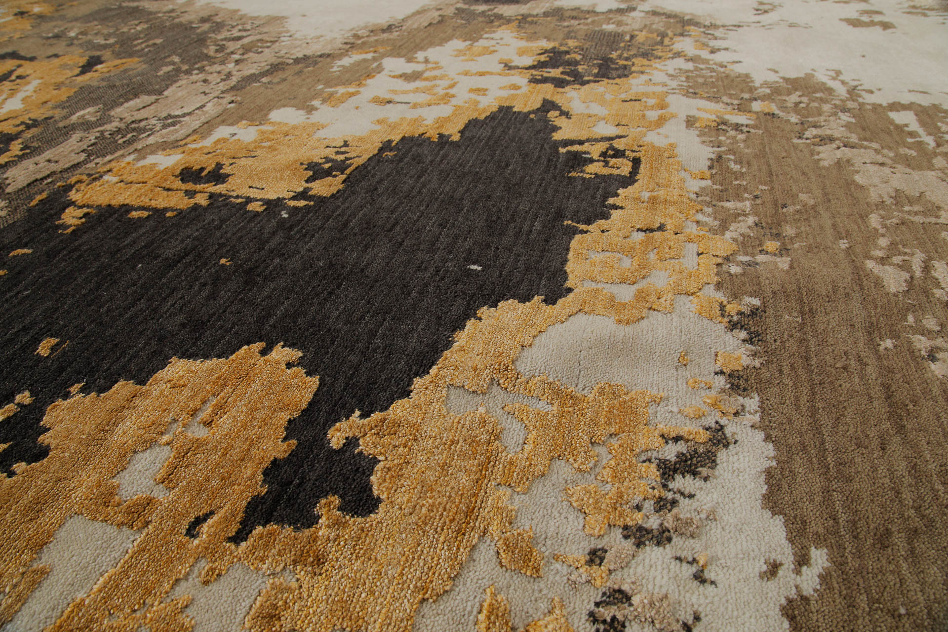 Esprit Kurzflor Teppich Gold aus Wolle » Manhattan « - Ansicht 6
