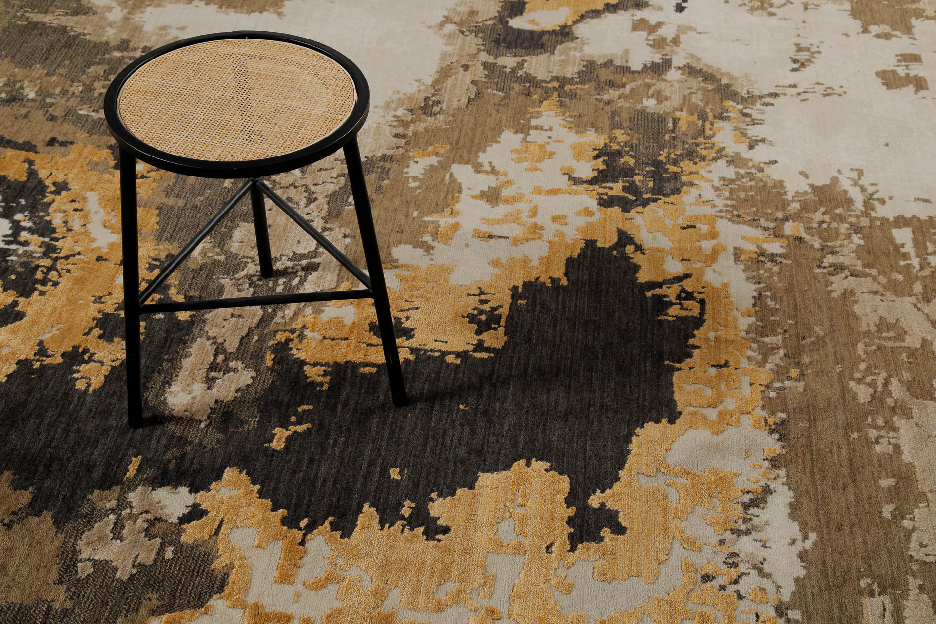 Esprit Kurzflor Teppich Gold aus Wolle » Manhattan « - Ansicht 8