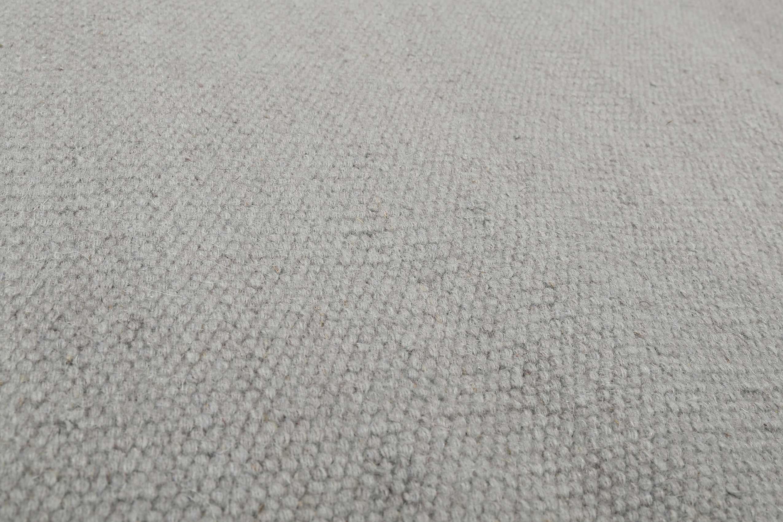 Esprit Kelim Teppich Grau aus Wolle 