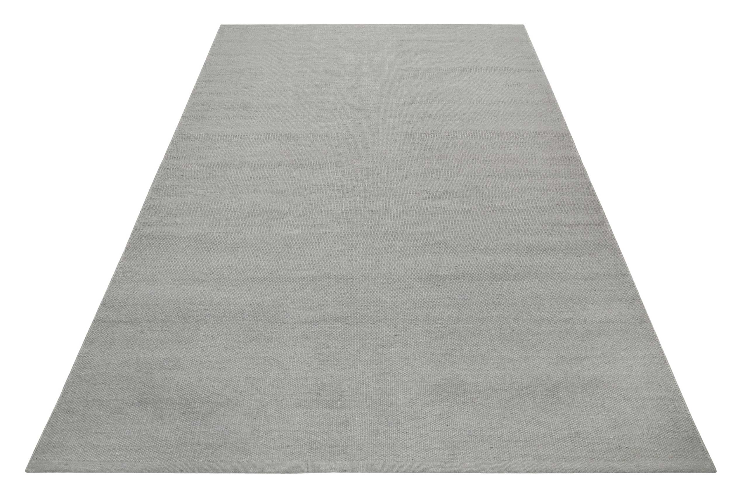 Esprit Kelim Teppich Grau aus Wolle 