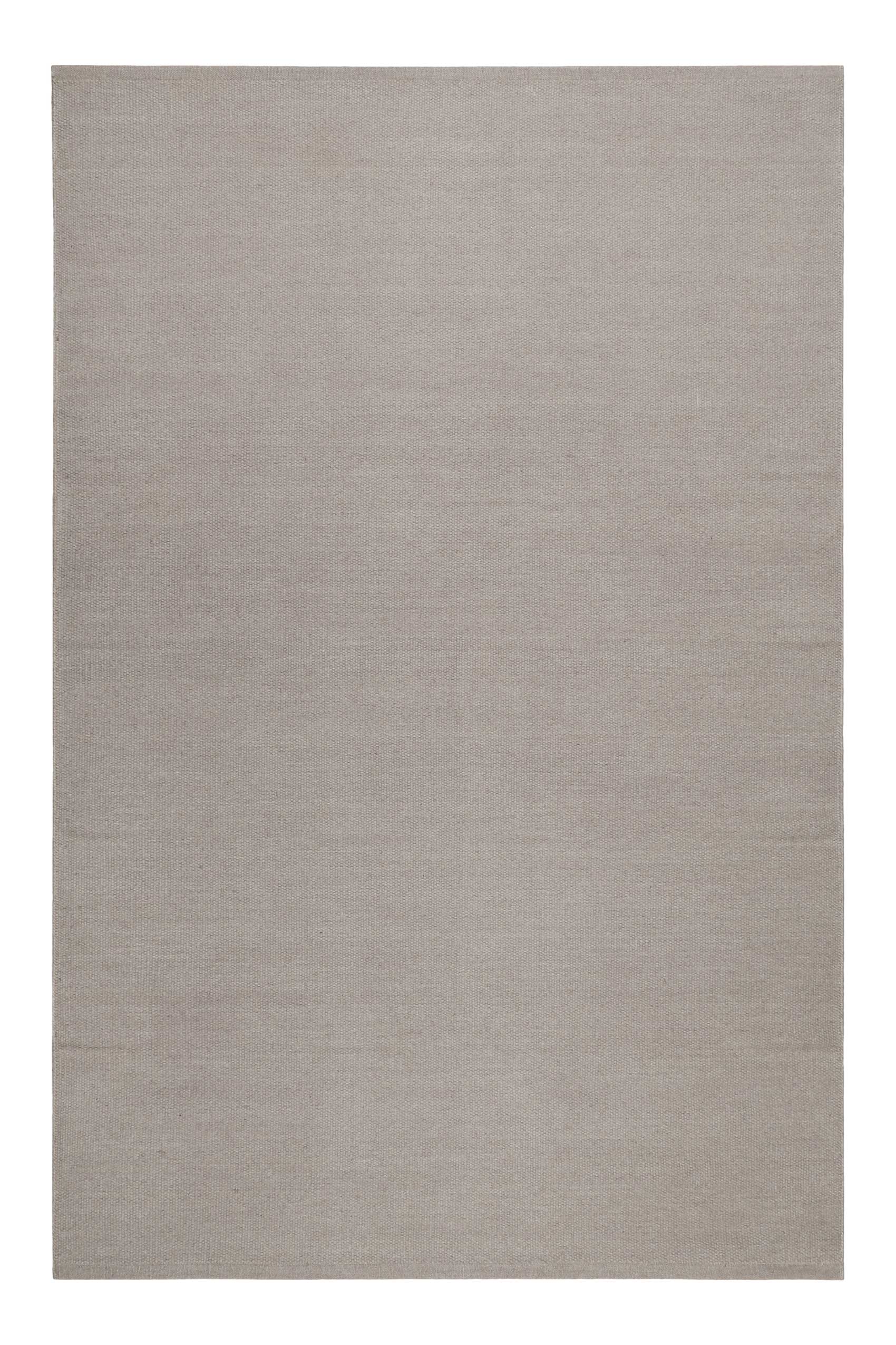 Esprit Kelim Teppich Beige Grau aus Wolle 