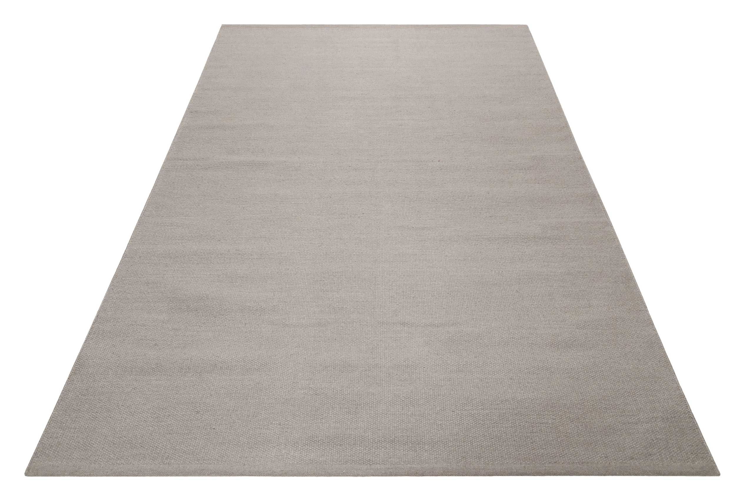 Esprit Kelim Teppich Beige Grau aus Wolle 