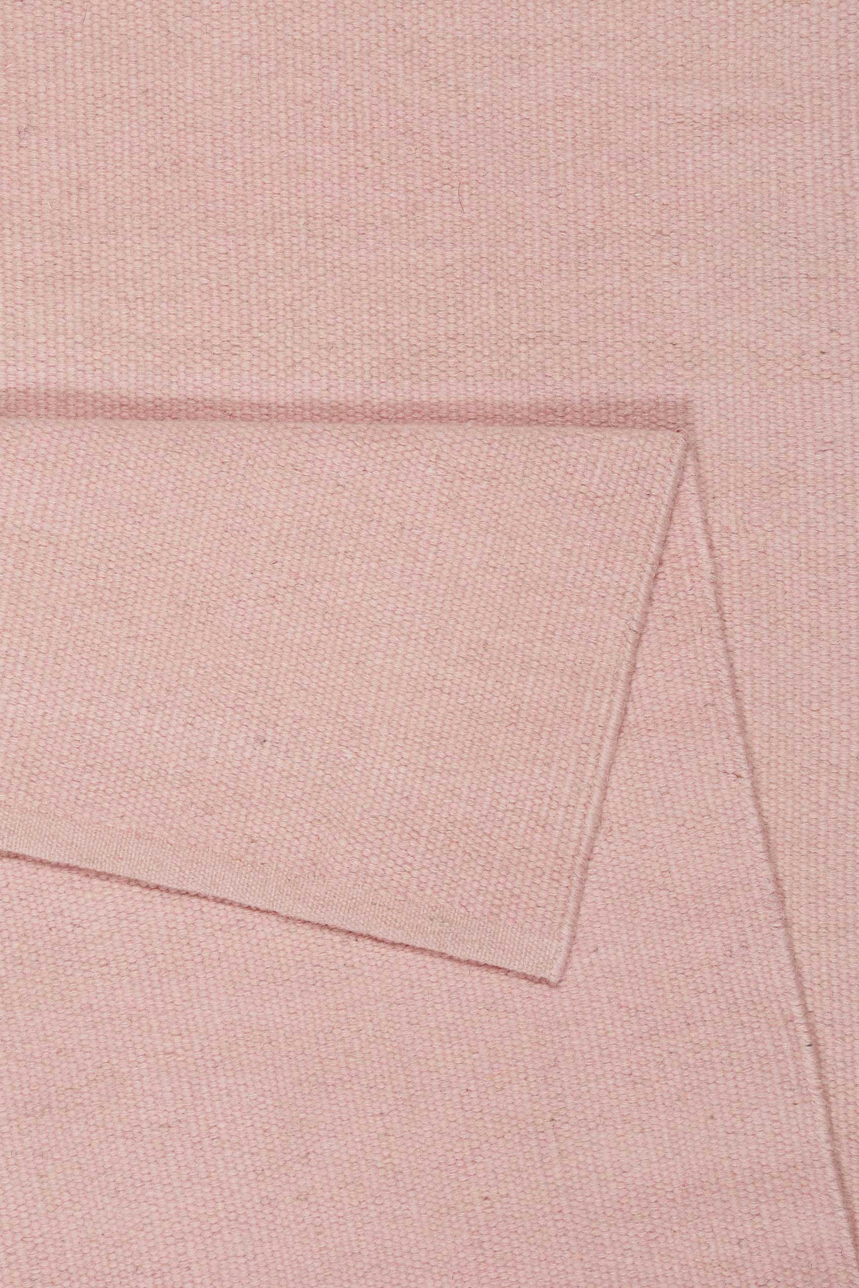 Esprit Kelim Teppich Rosa aus Wolle 