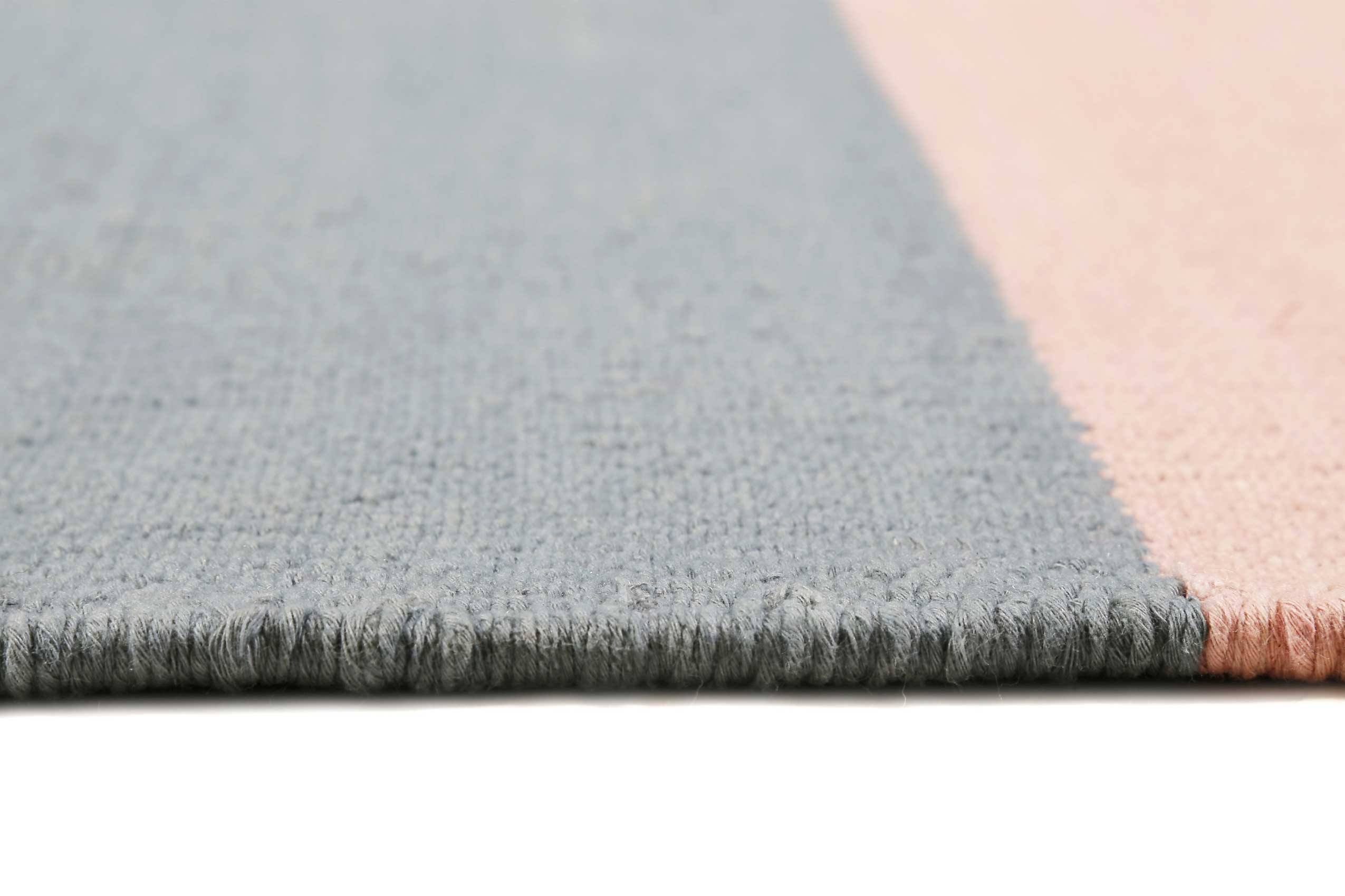 Esprit Kelim Teppich Violett Rosa aus Baumwolle 
